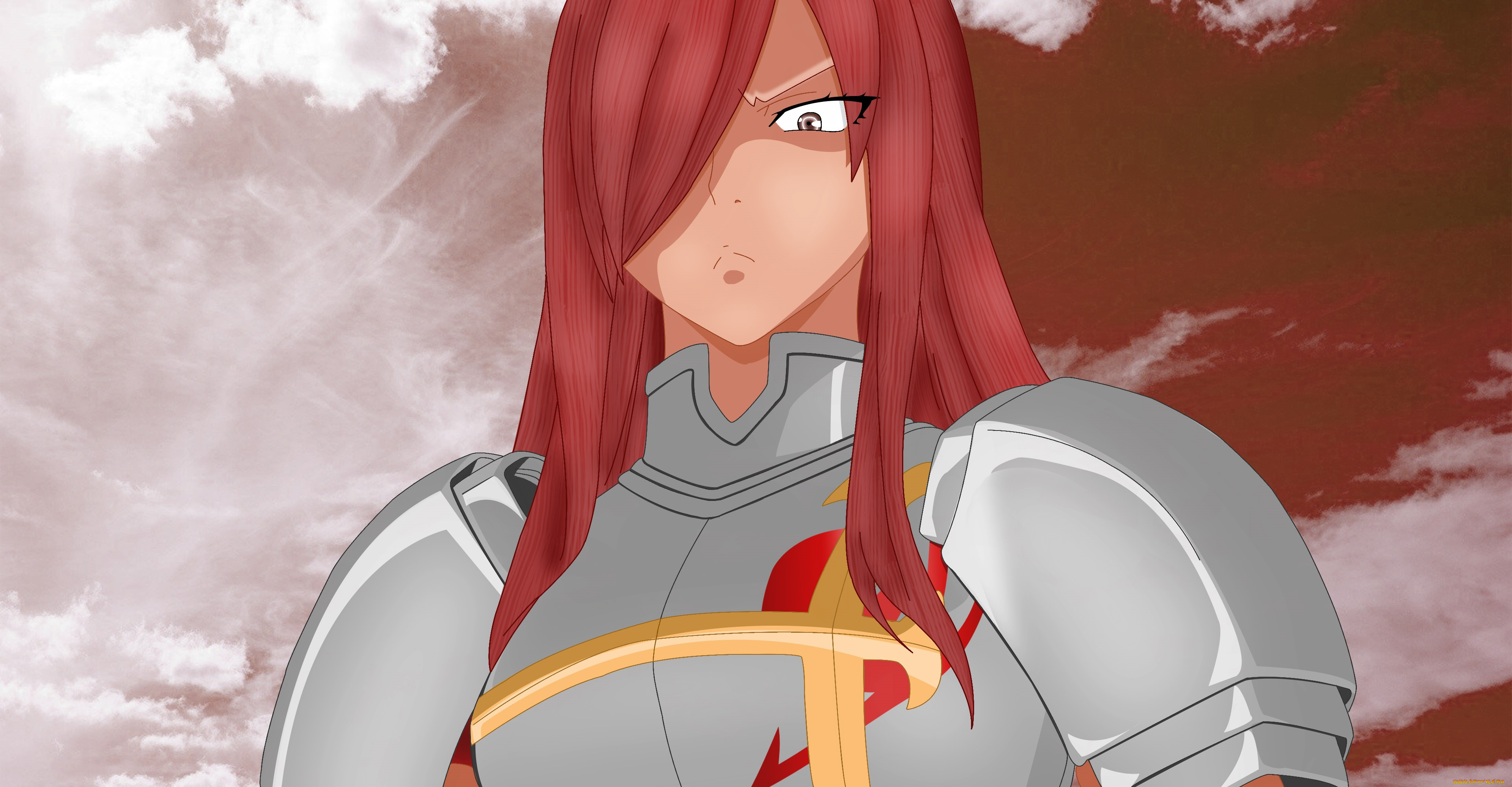 аниме, fairy, tail, эльза