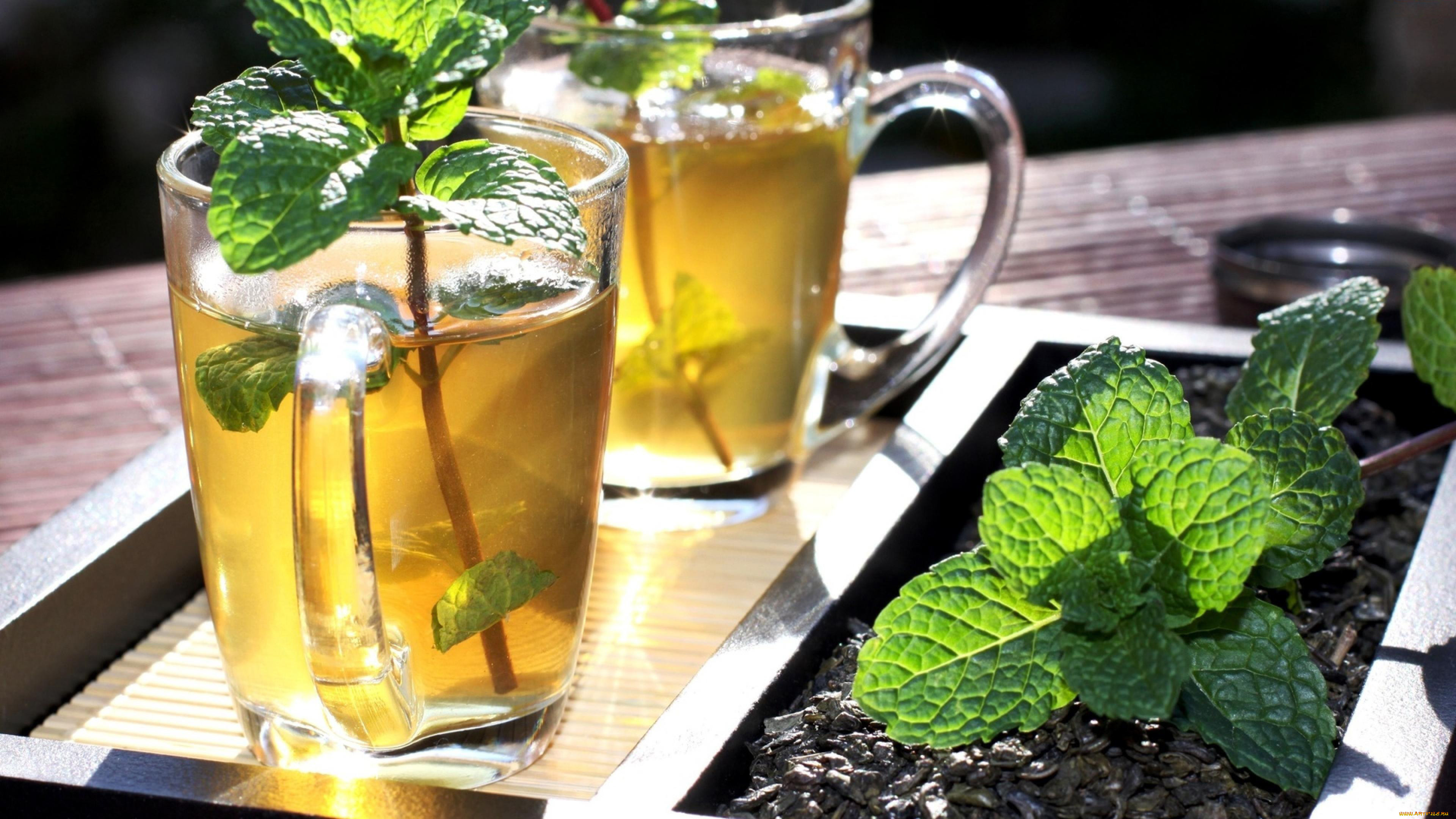 еда, напитки, , Чай, чай, мята, стаканы