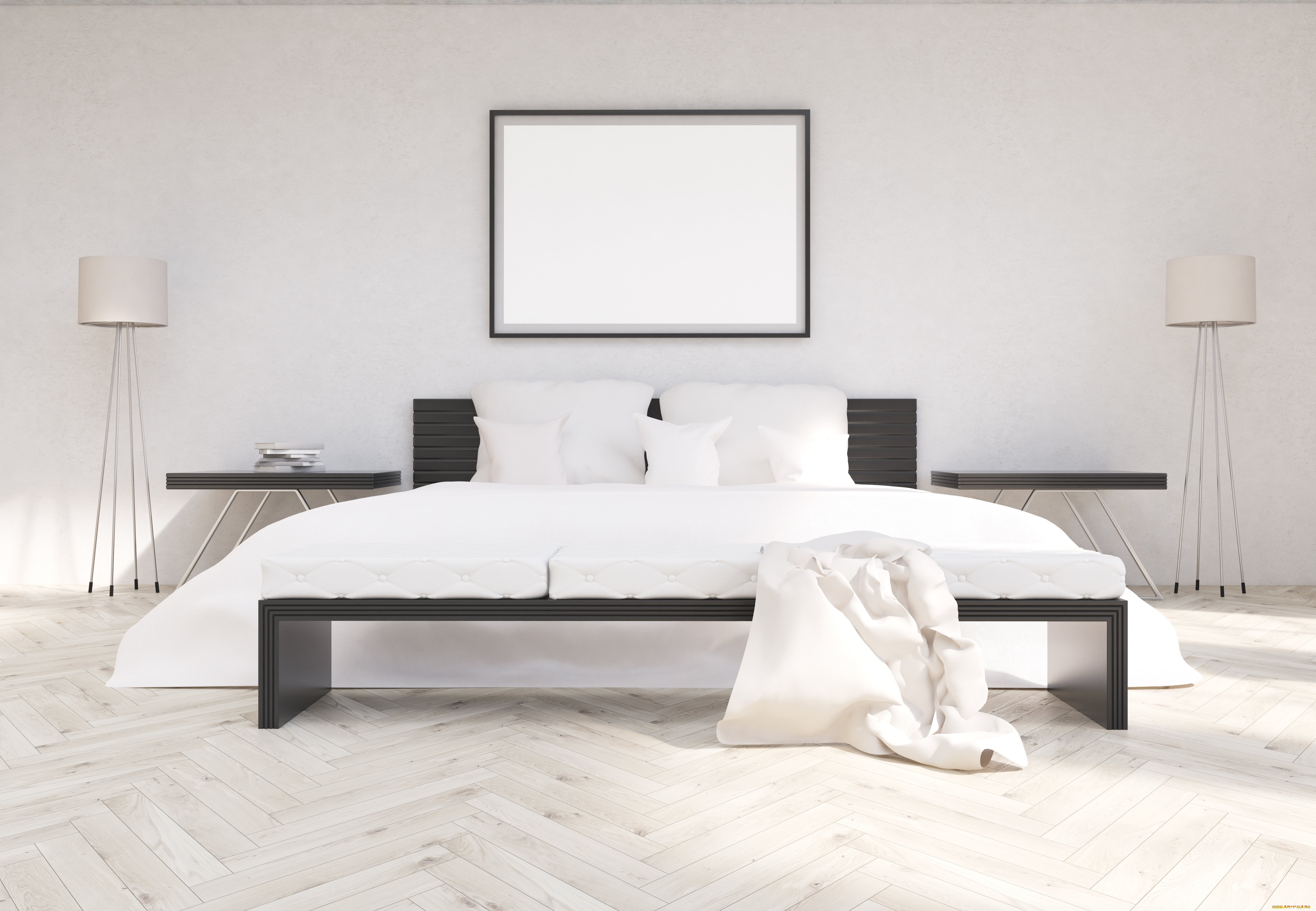 3д, графика, реализм, , realism, спальня, комната