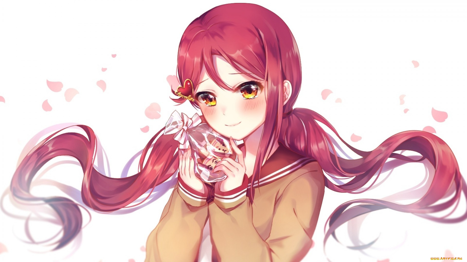 аниме, unknown, , другое, , девушка, взгляд, фон