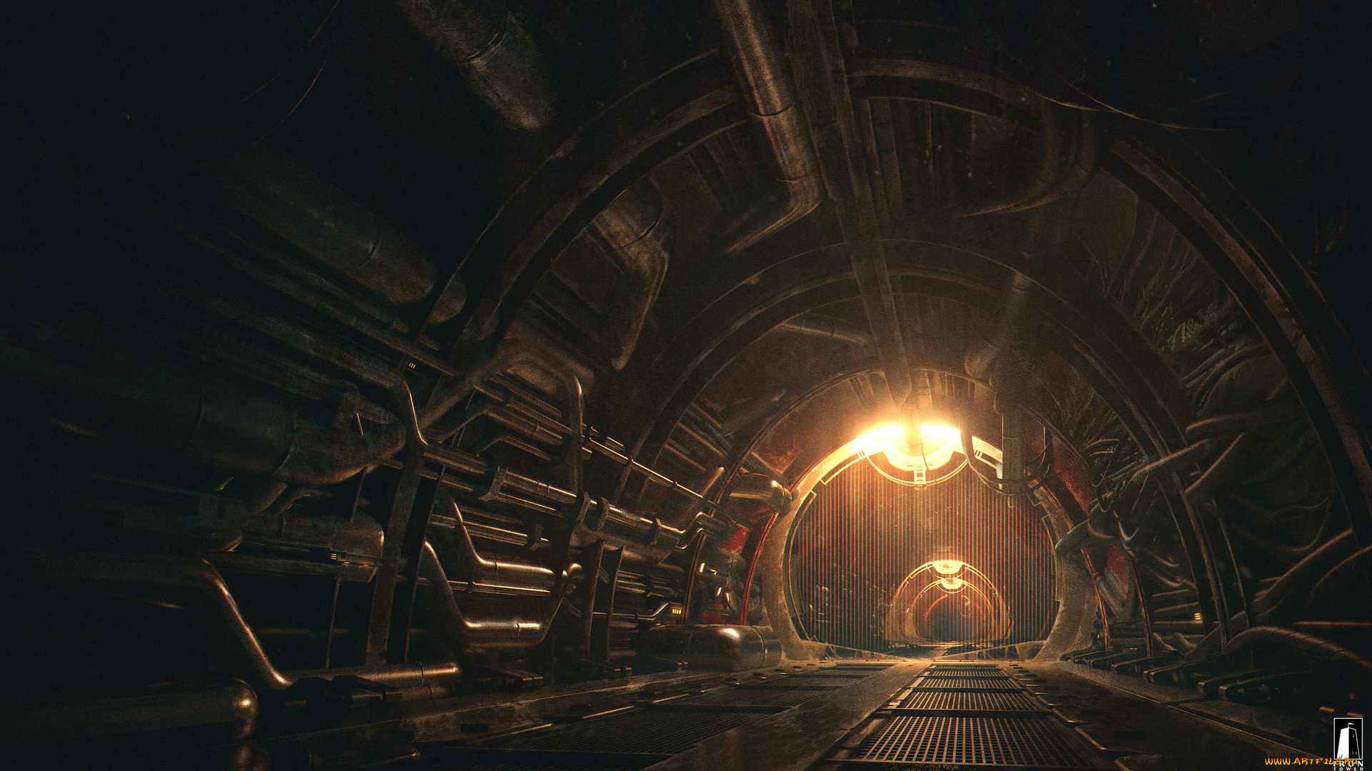 фэнтези, иные, миры, , иные, времена, туннель, maintance, tunnels, concept, art, for, the, iron, tower, studio