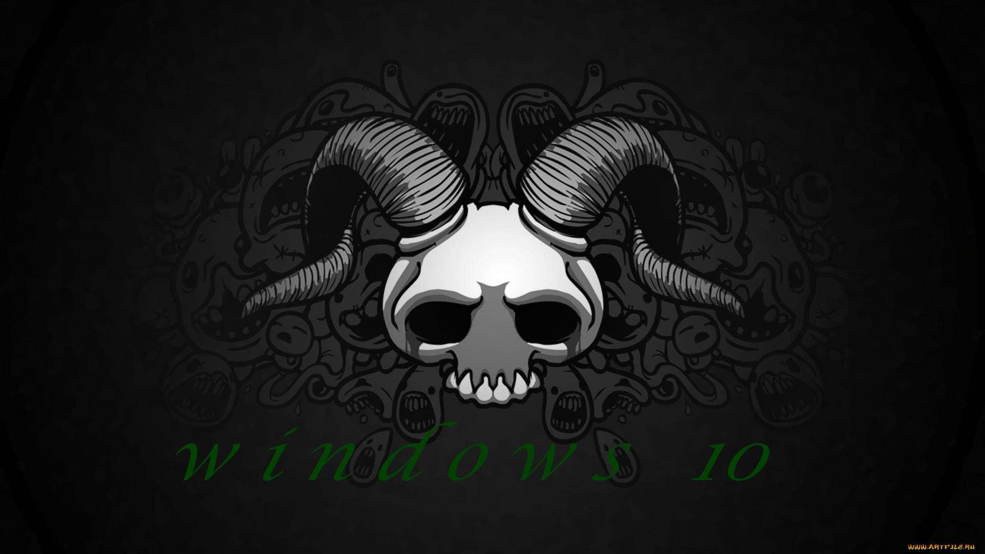 компьютеры, windows, , 10, логотип, фон