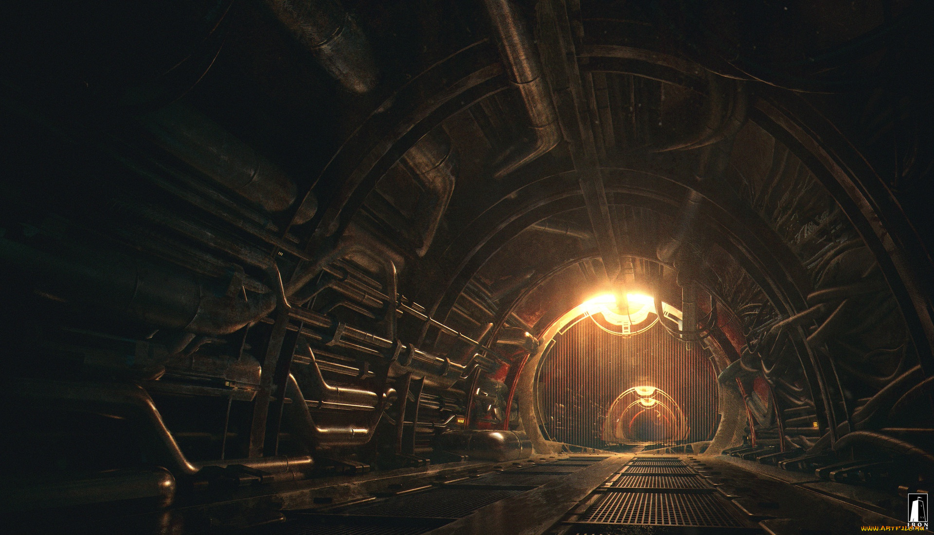 фэнтези, иные, миры, , иные, времена, туннель, maintance, tunnels, concept, art, for, the, iron, tower, studio