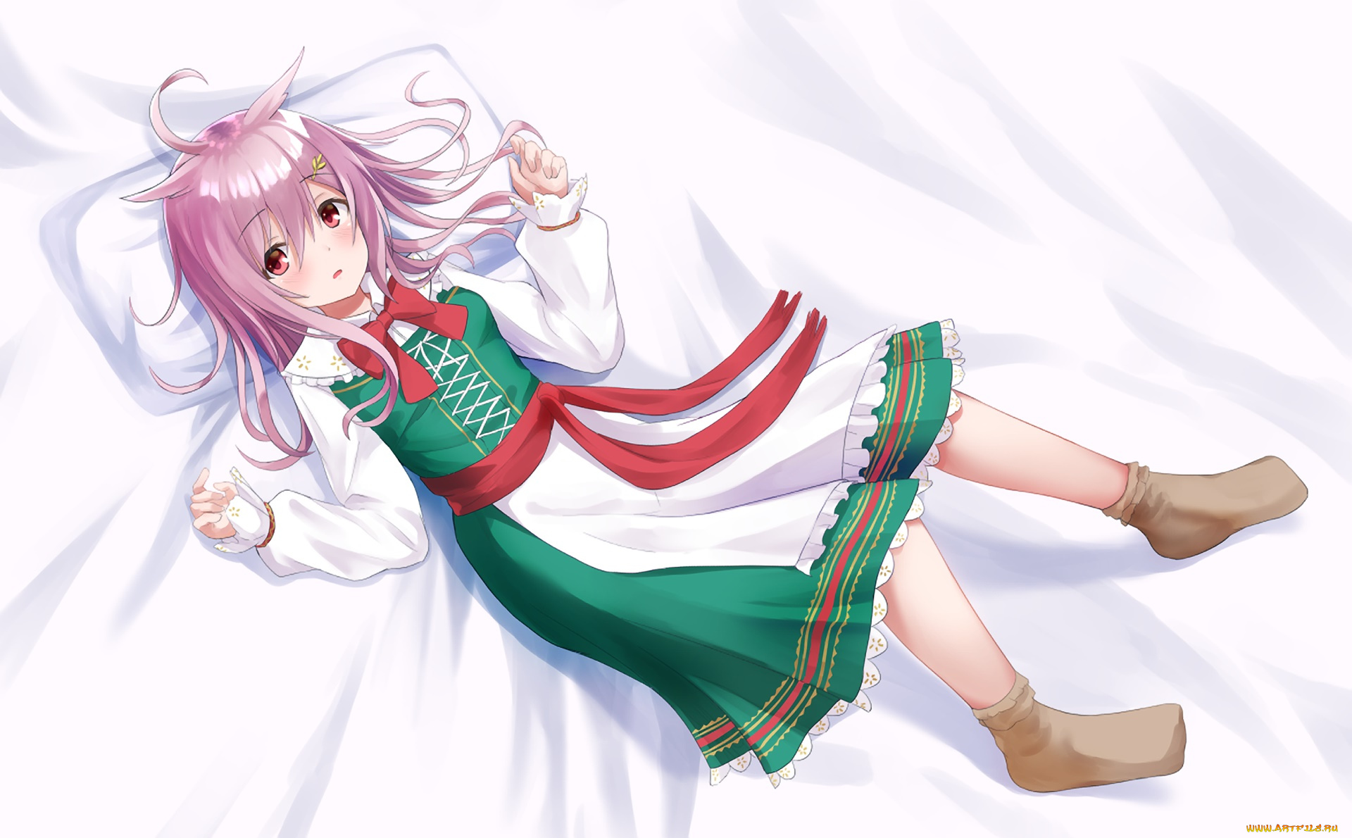 аниме, unknown, , другое, , девушка, взгляд, фон