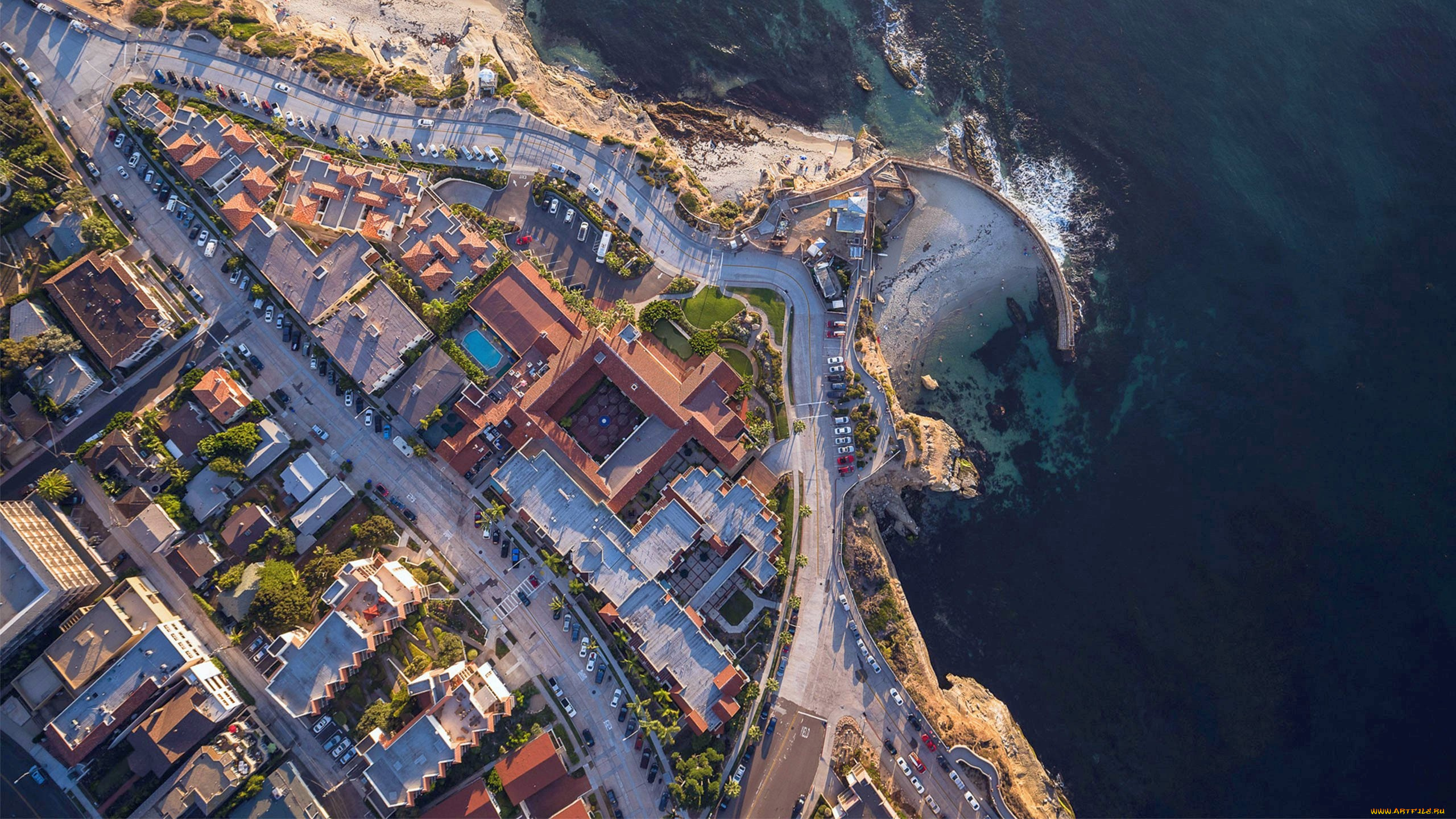 города, -, улицы, , площади, , набережные, побережье, пирс, дорога, пляж, wallhaven, парковка, с, высоты, птичьего, полета