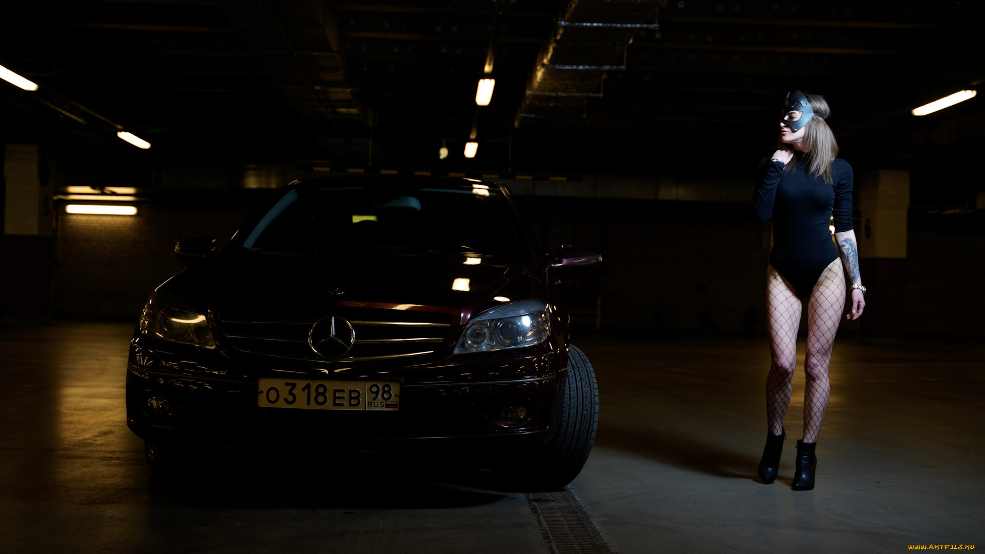 автомобили, -авто, с, девушками, mercedes-benz, clc, 200