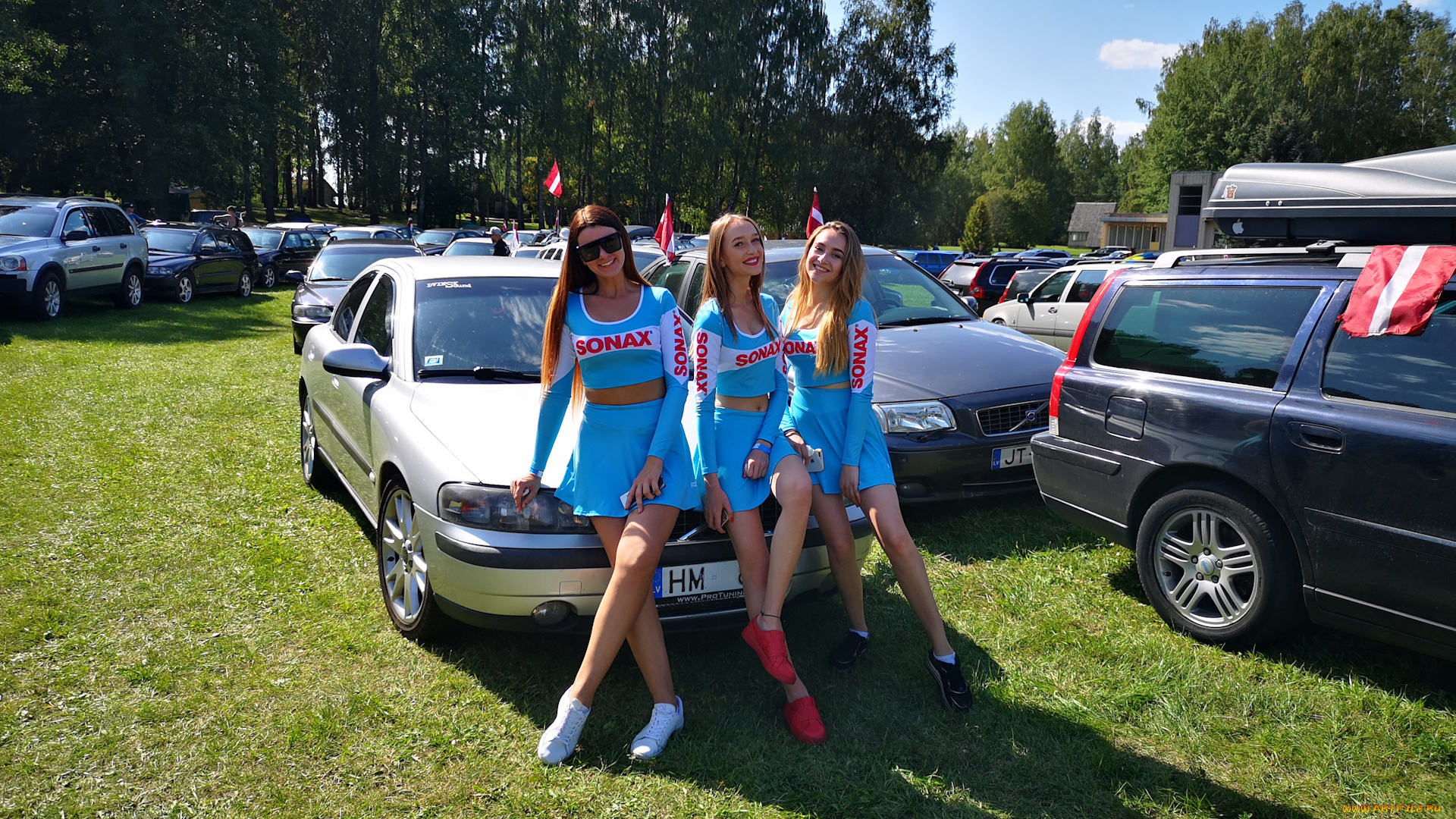 автомобили, -авто, с, девушками, volvo, s60