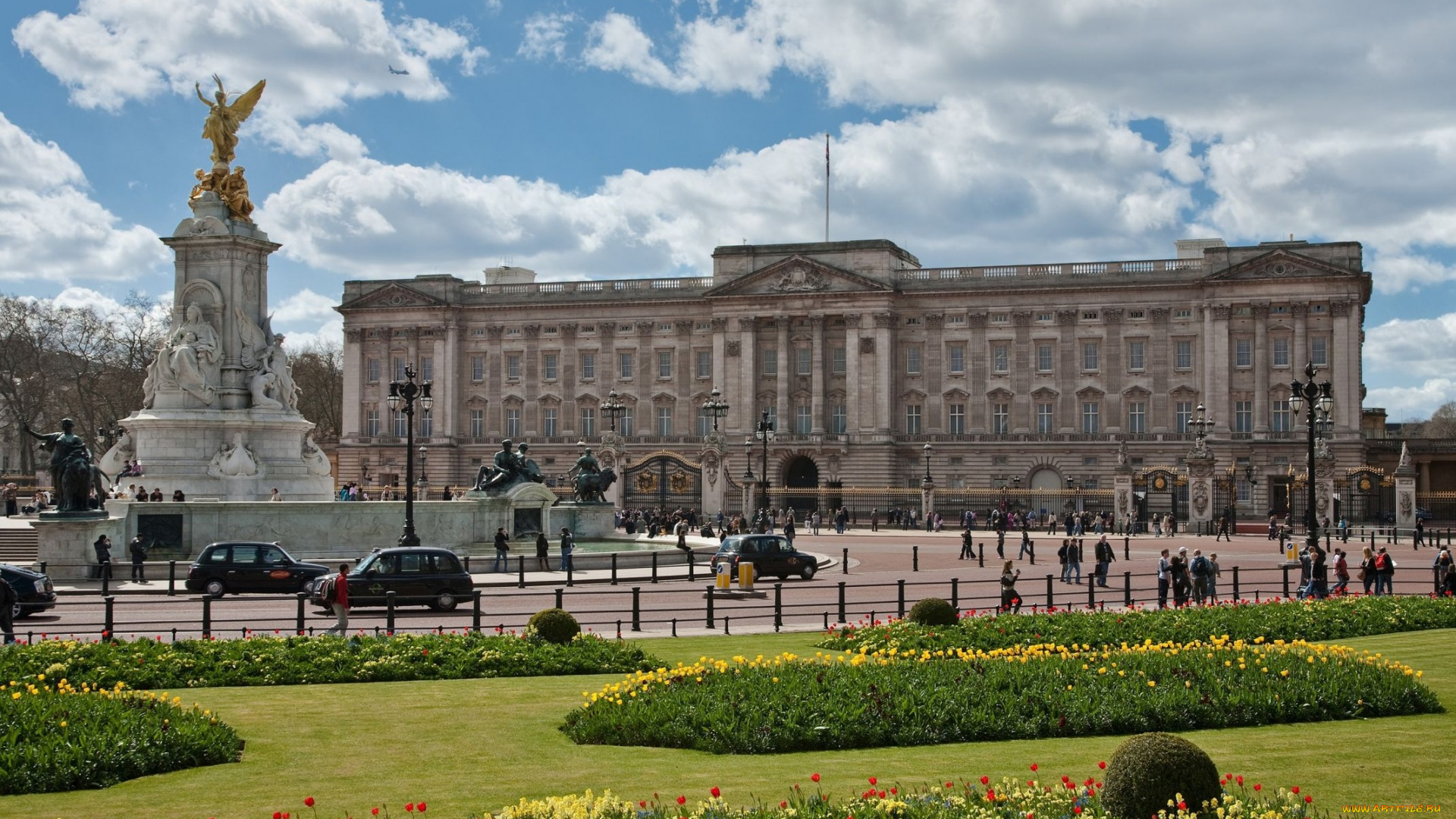 buckingham, palace, города, лондон, , великобритания, buckingham, palace