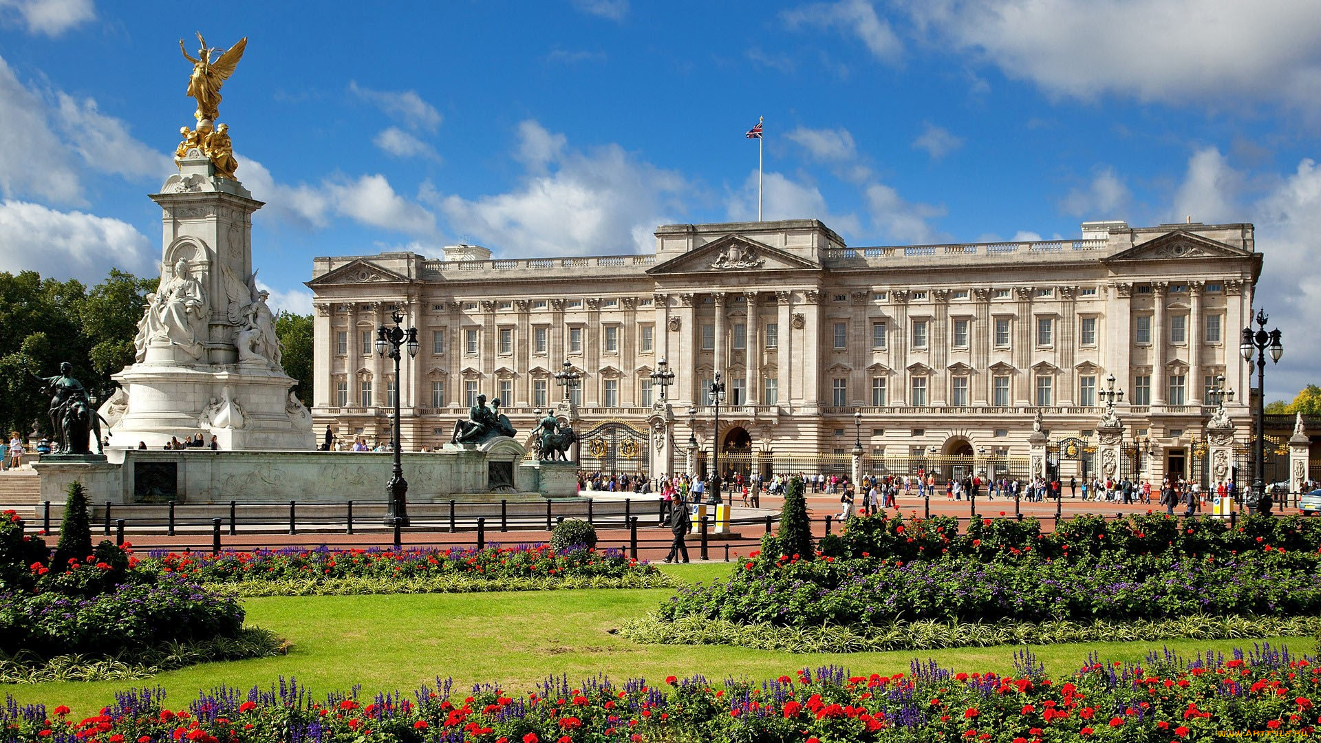 buckingham, palace, города, лондон, , великобритания, buckingham, palace