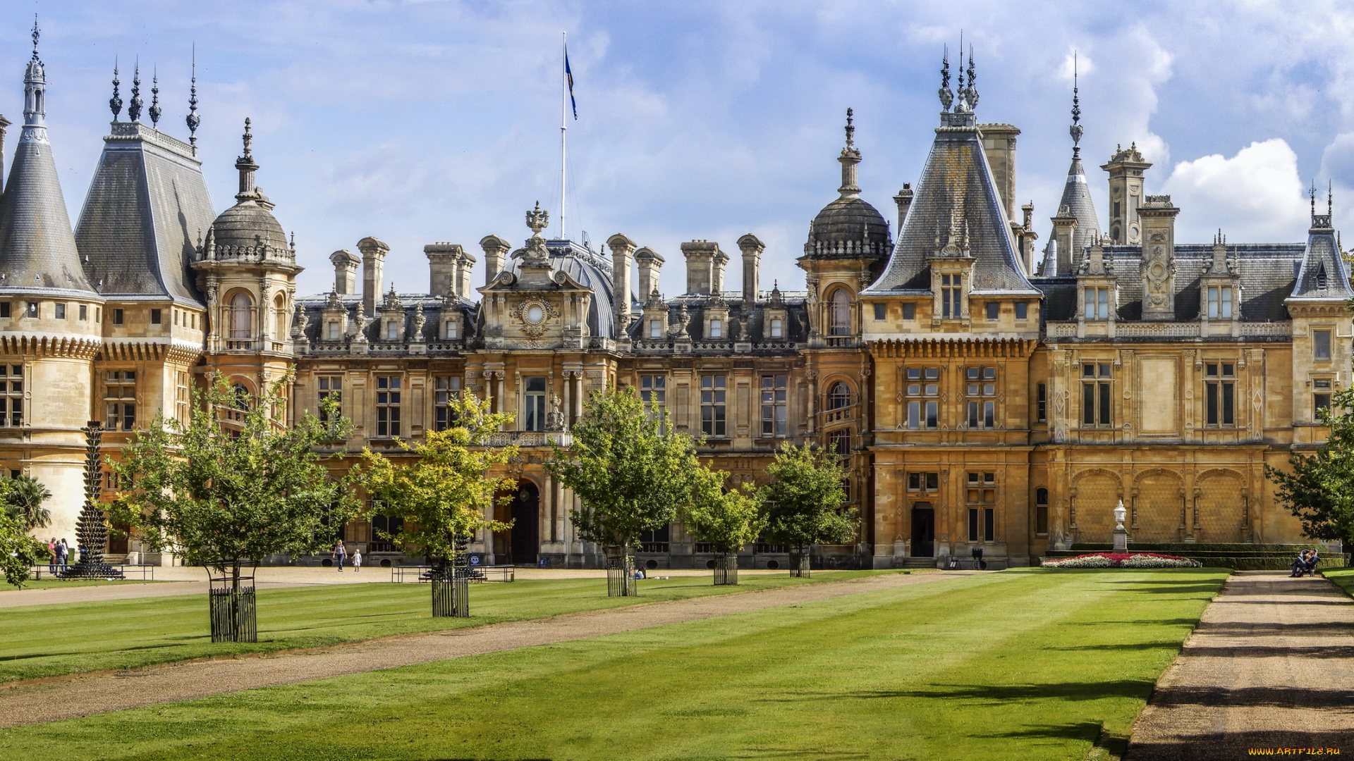 waddesdon, manor, buckinghamshire, england, города, -, дворцы, , замки, , крепости, waddesdon, manor
