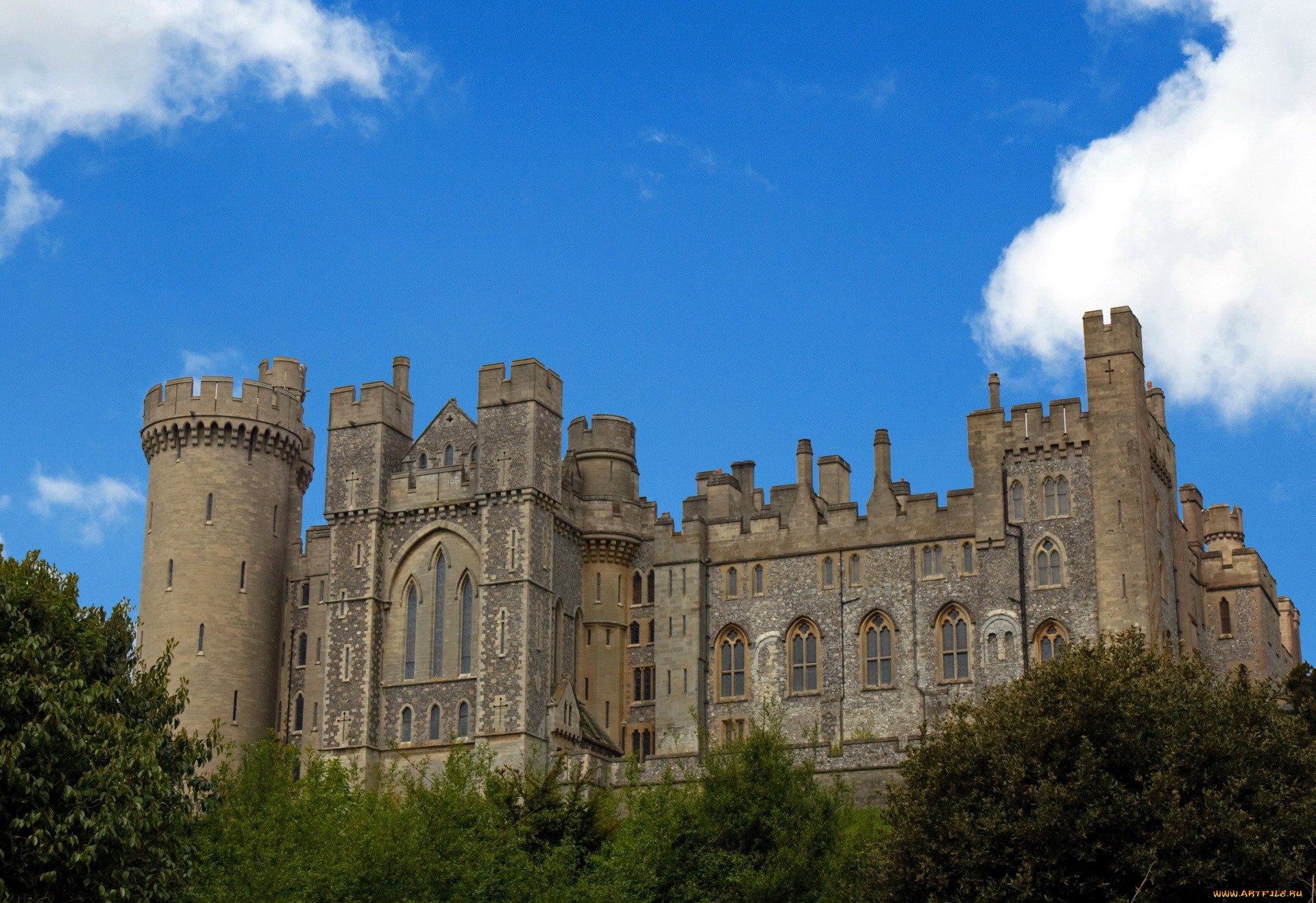 arundel, castle, города, замки, англии, arundel, castle
