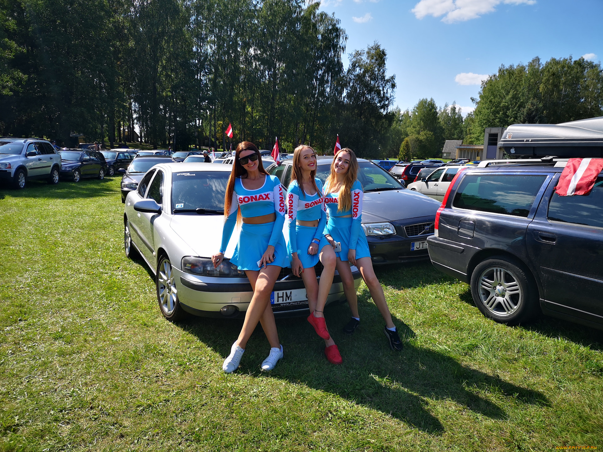 автомобили, -авто, с, девушками, volvo, s60