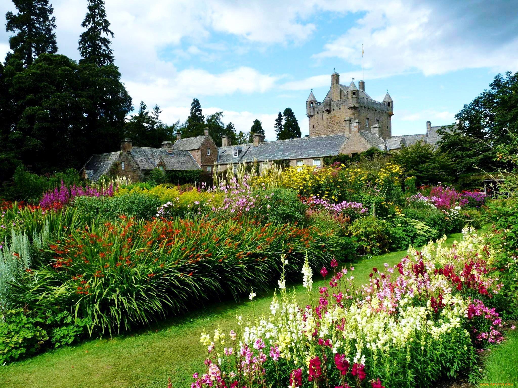 cawdor, castle, scotland, города, замки, англии, cawdor, castle, scotland