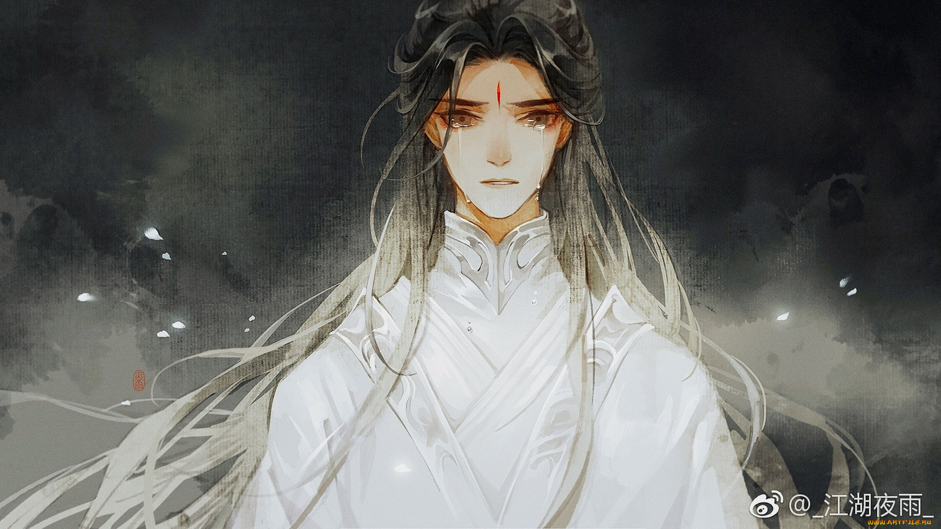 аниме, jianghu, ye, yu, , artbook, парень