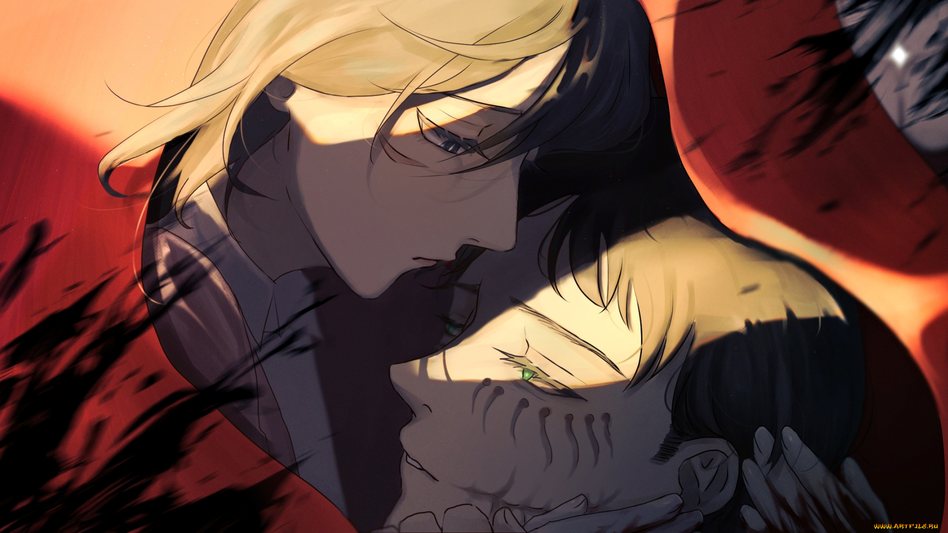 аниме, shingeki, no, kyojin, атака, титанов