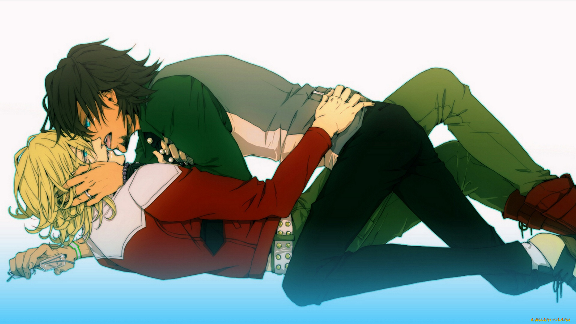 аниме, tiger, and, bunny, тигр, и, кролик