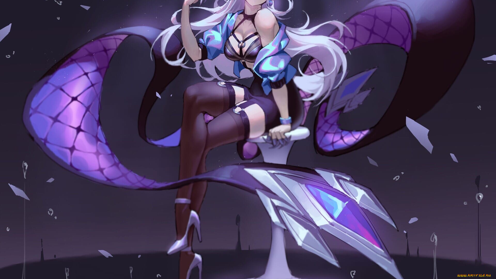 видео, игры, league, of, legends, evelynn, стул