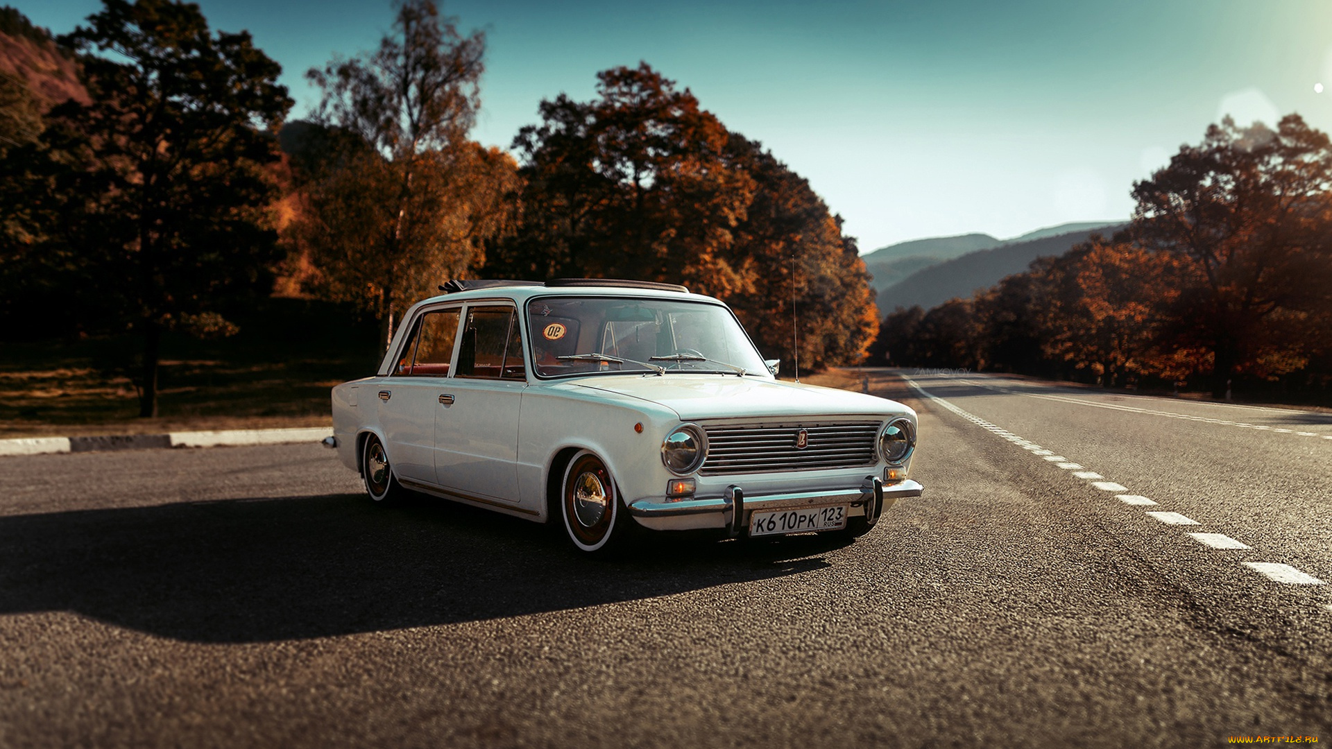 автомобили, ваз, дорога, копейка, жигули, ваз-2101, артём, замковой