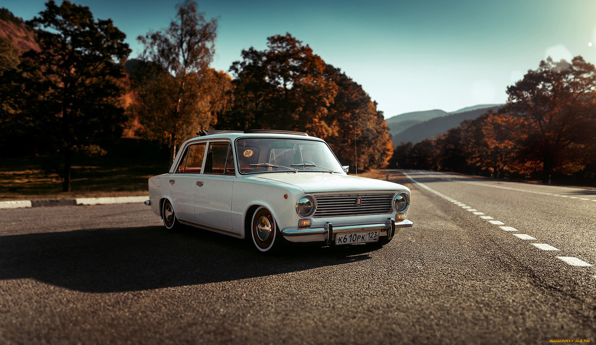 автомобили, ваз, дорога, копейка, жигули, ваз-2101, артём, замковой