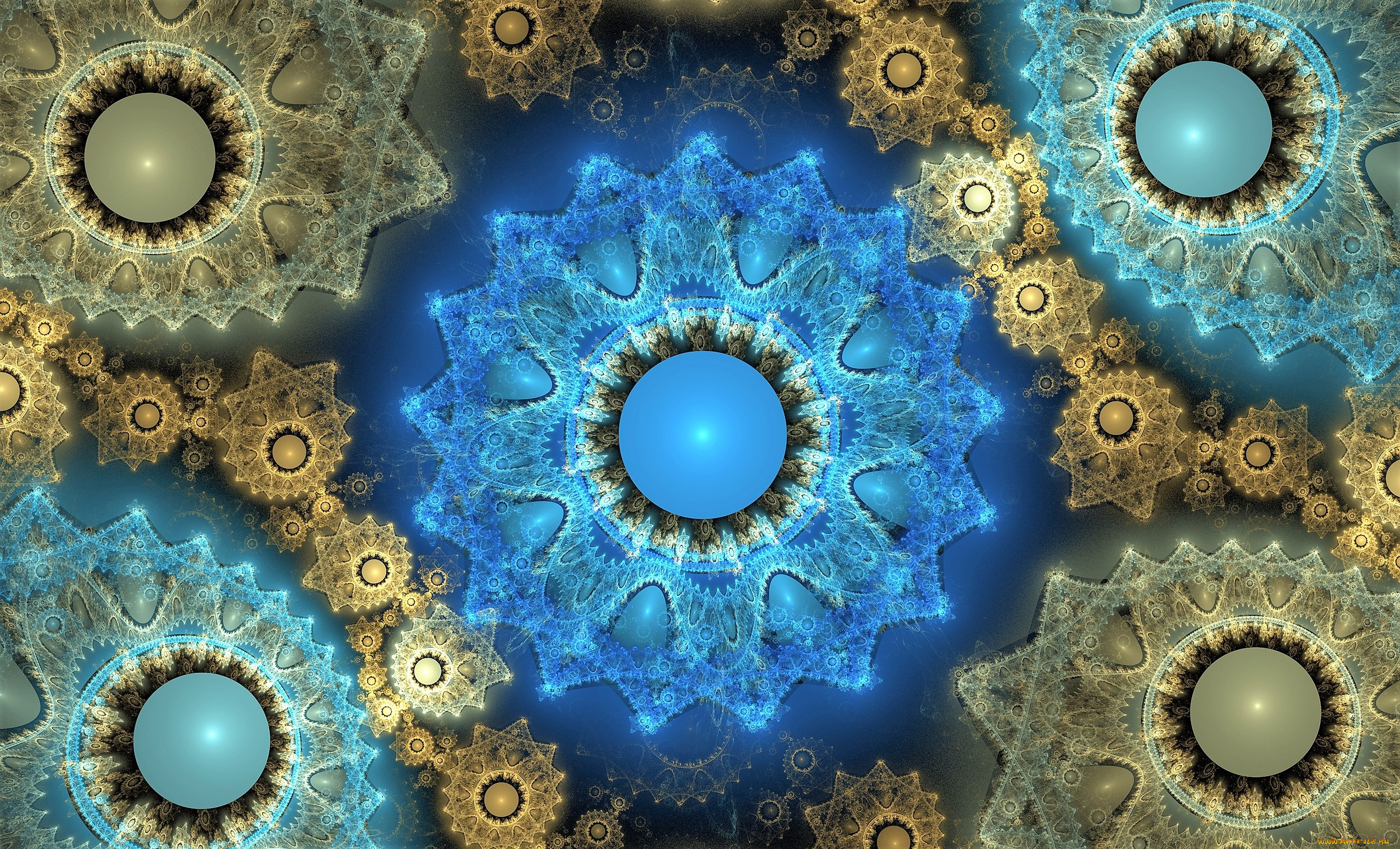 3д, графика, фракталы, , fractal, орнамент