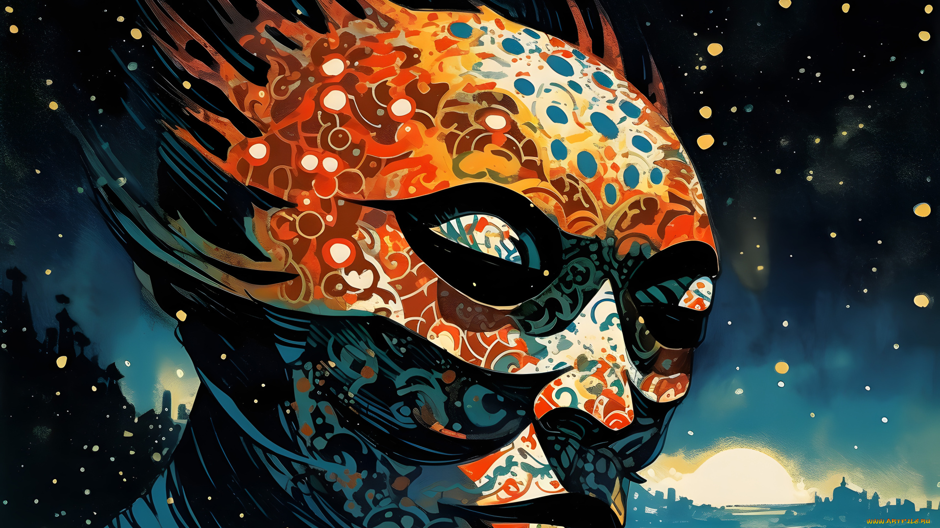 фэнтези, существа, маска