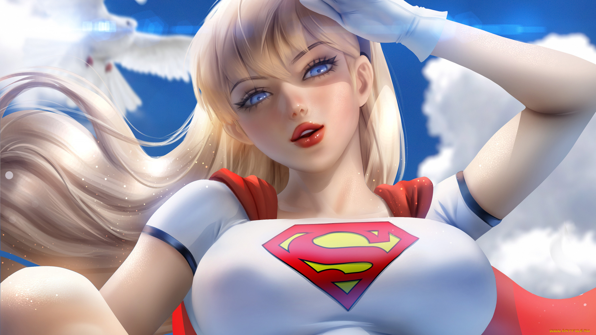 рисованное, комиксы, supergirl