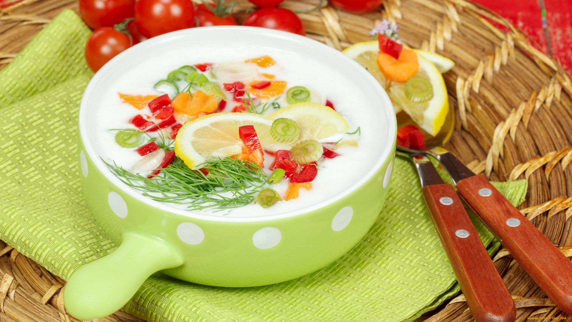 еда, первые, блюда, летний, суп, окрошка