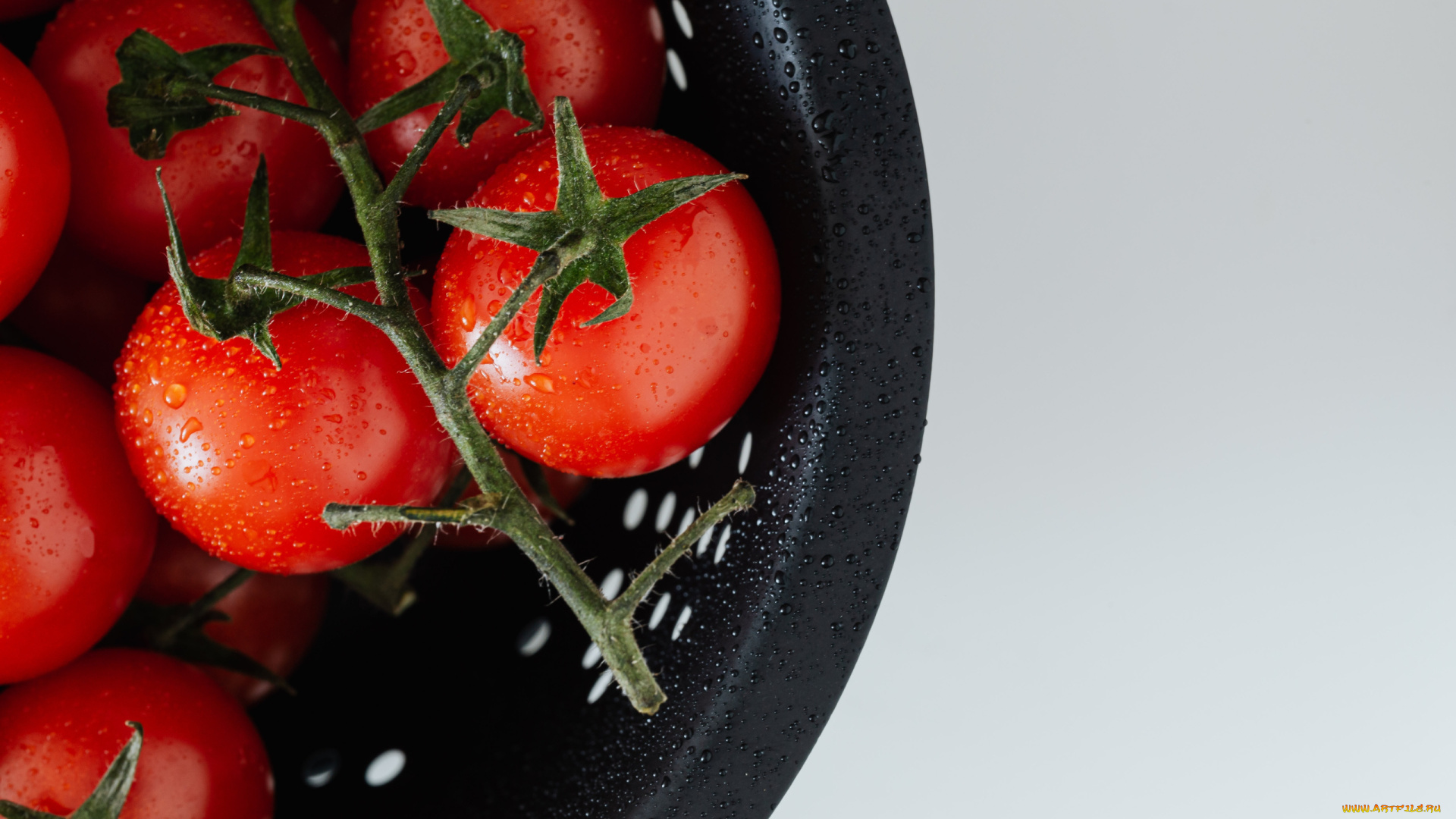 еда, помидоры, томаты, капли, макро