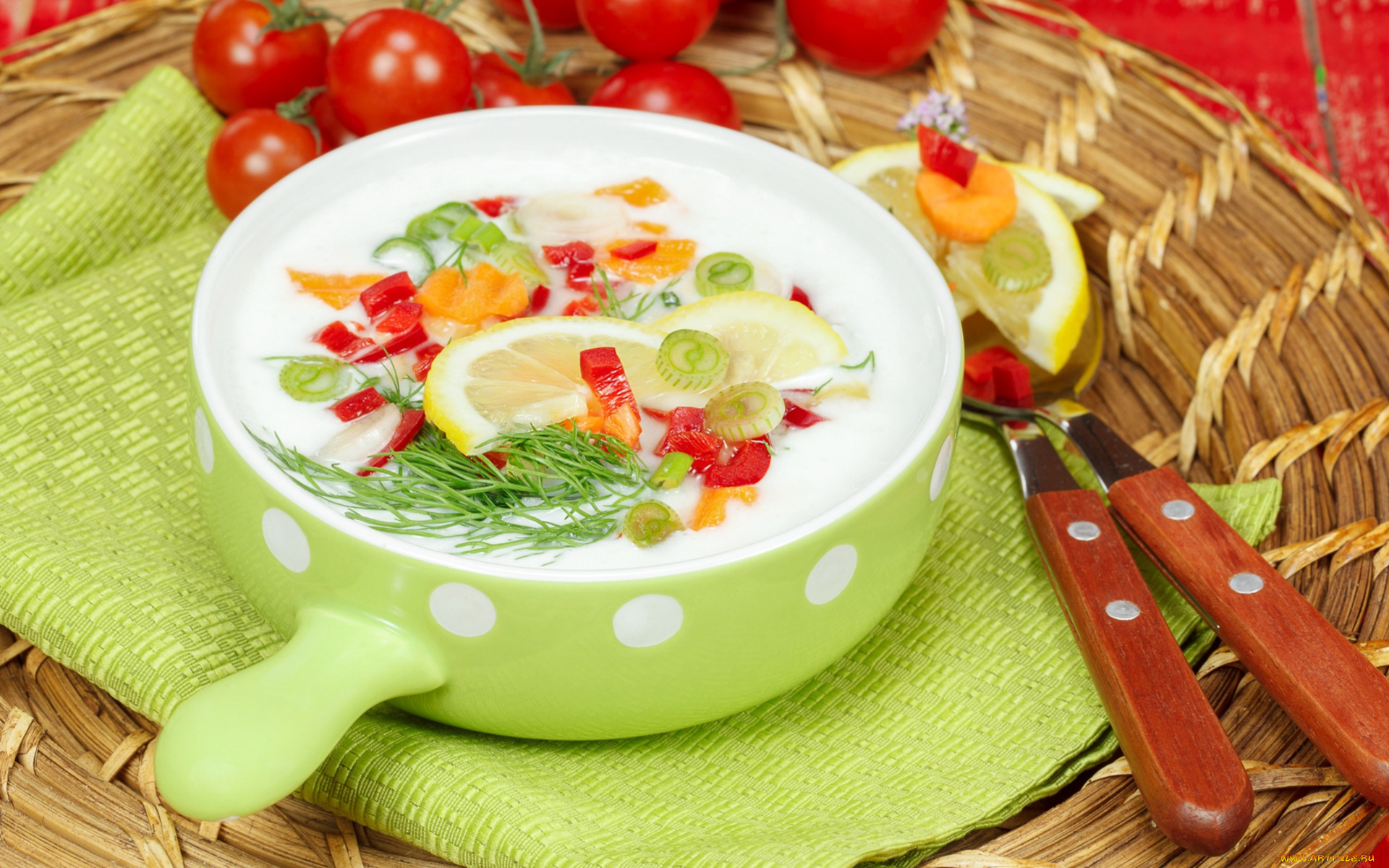 еда, первые, блюда, летний, суп, окрошка