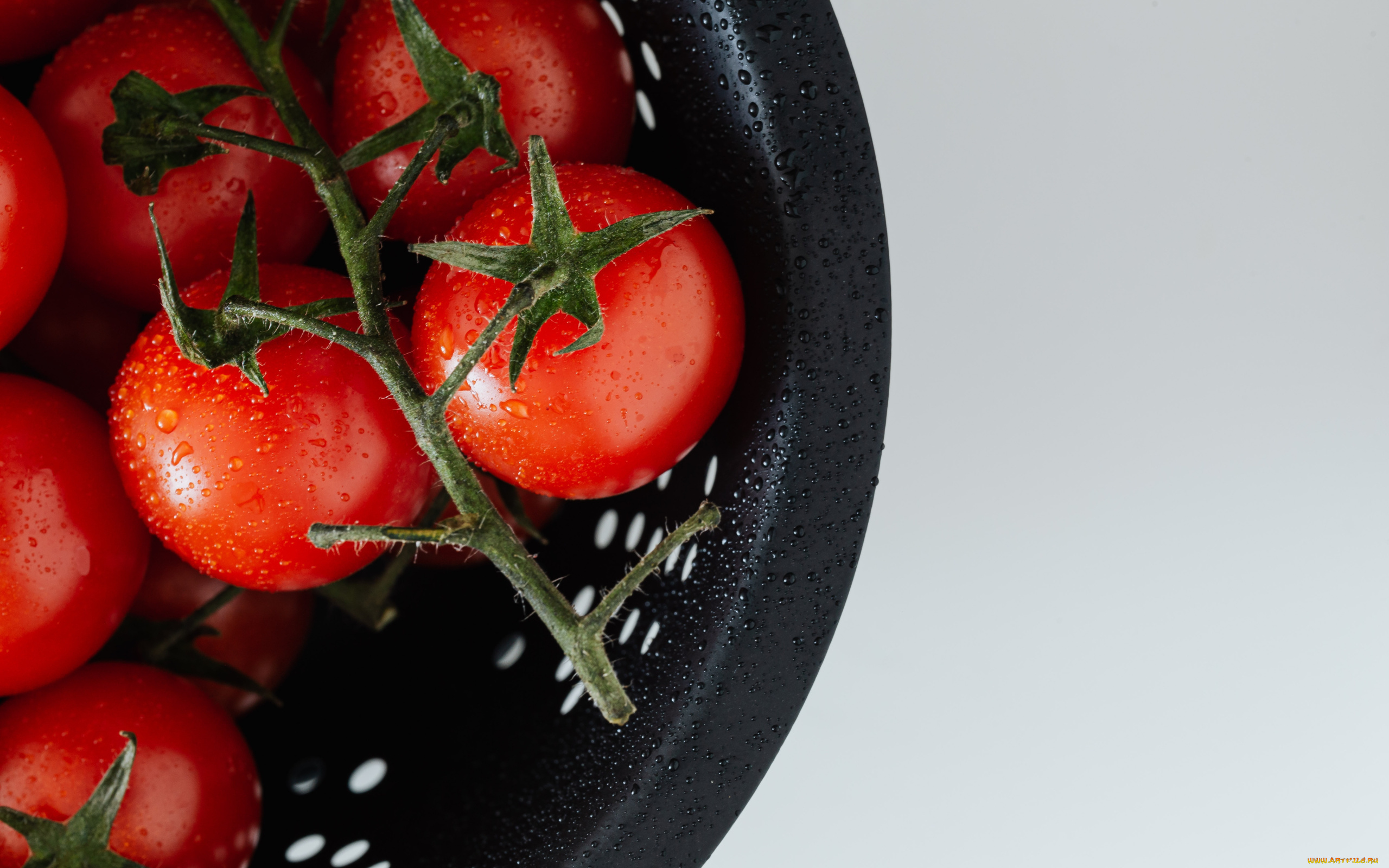 еда, помидоры, томаты, капли, макро