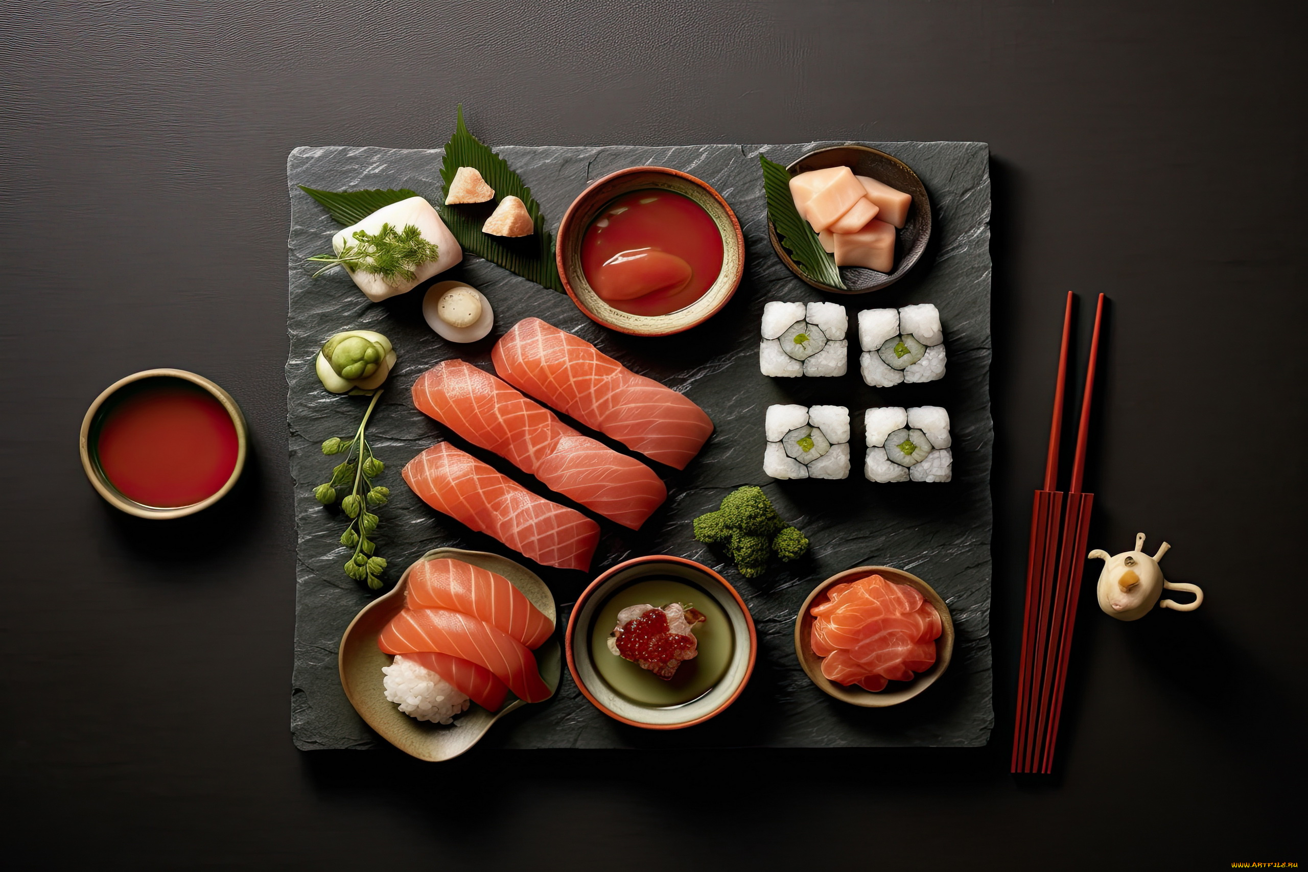 3д, графика, еда-, food, суши