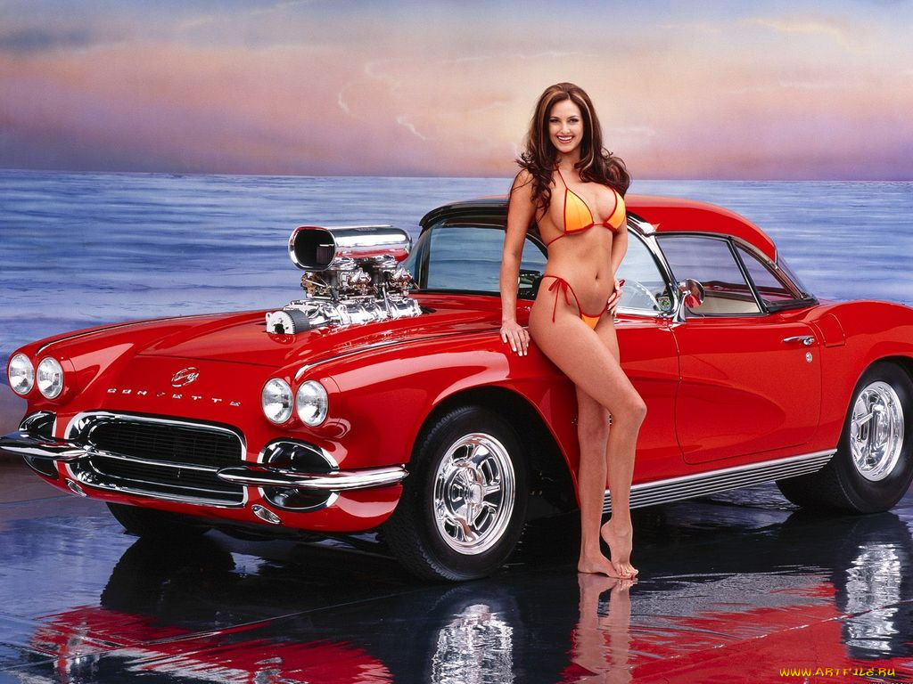 автомобили, авто, девушками