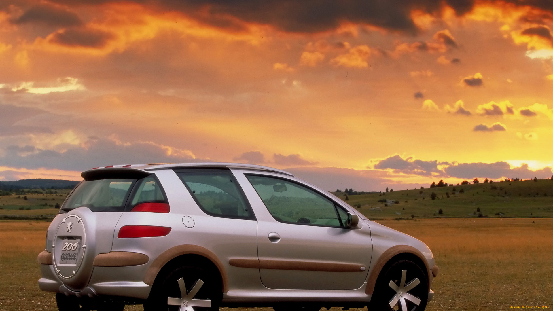 1999, peugeot, 206, escapade, concept, автомобили