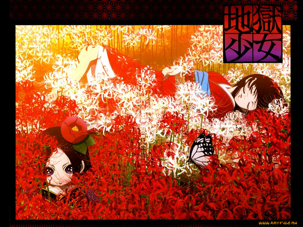 аниме, jigoku, shoujo