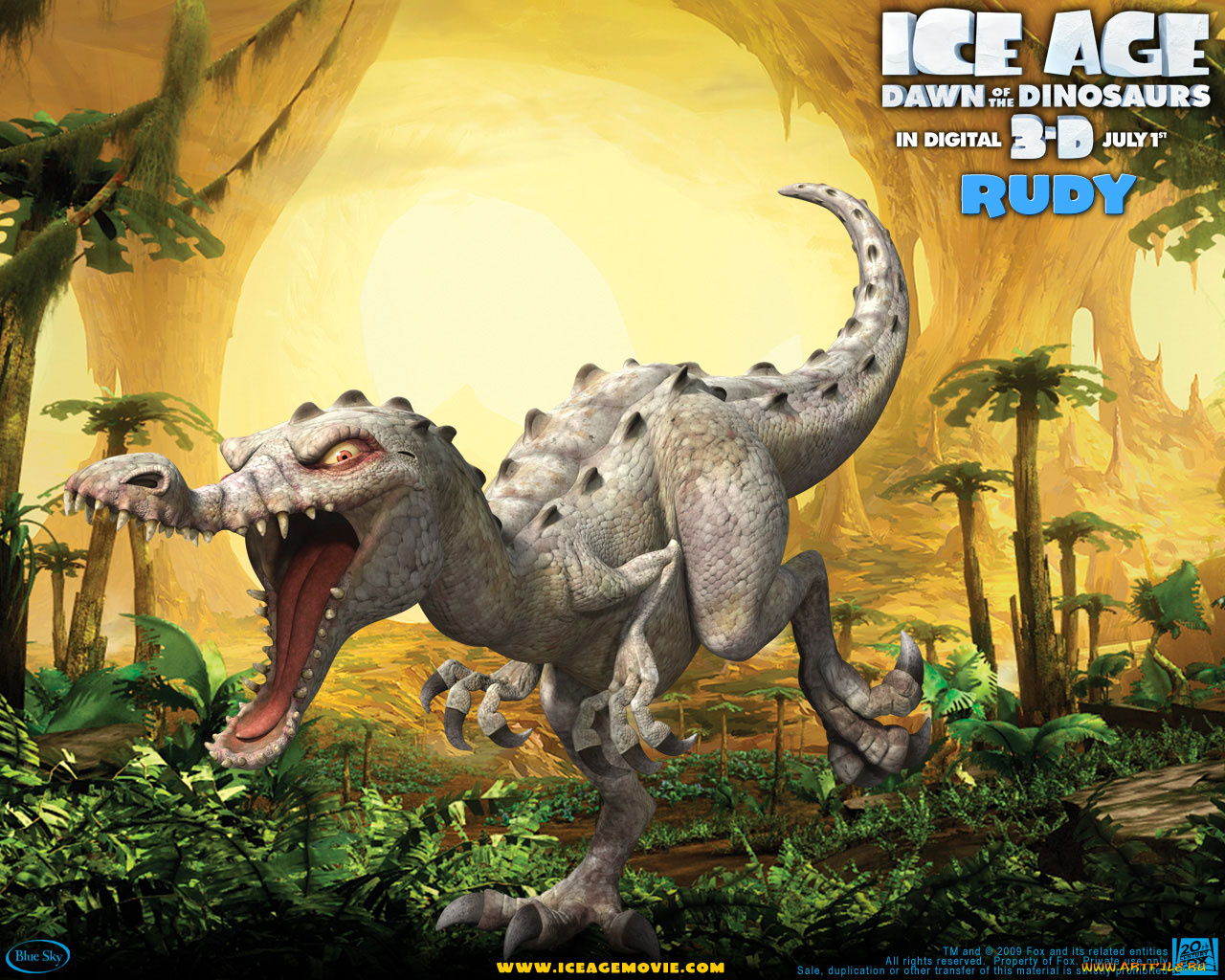 мультфильмы, ice, age, dawn, of, the, dinosaurs