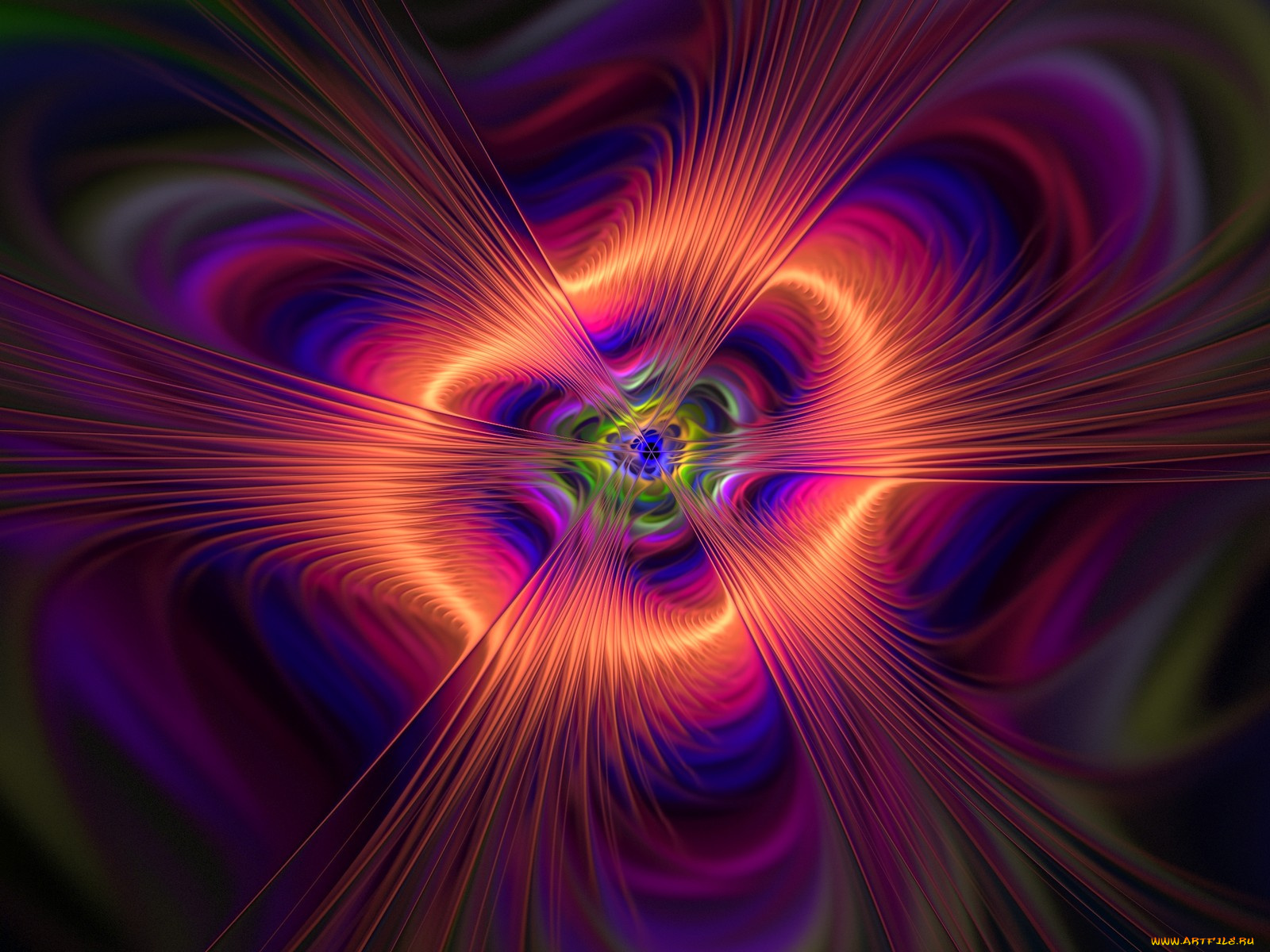 3д, графика, fractal, фракталы, фон, цвета, узор