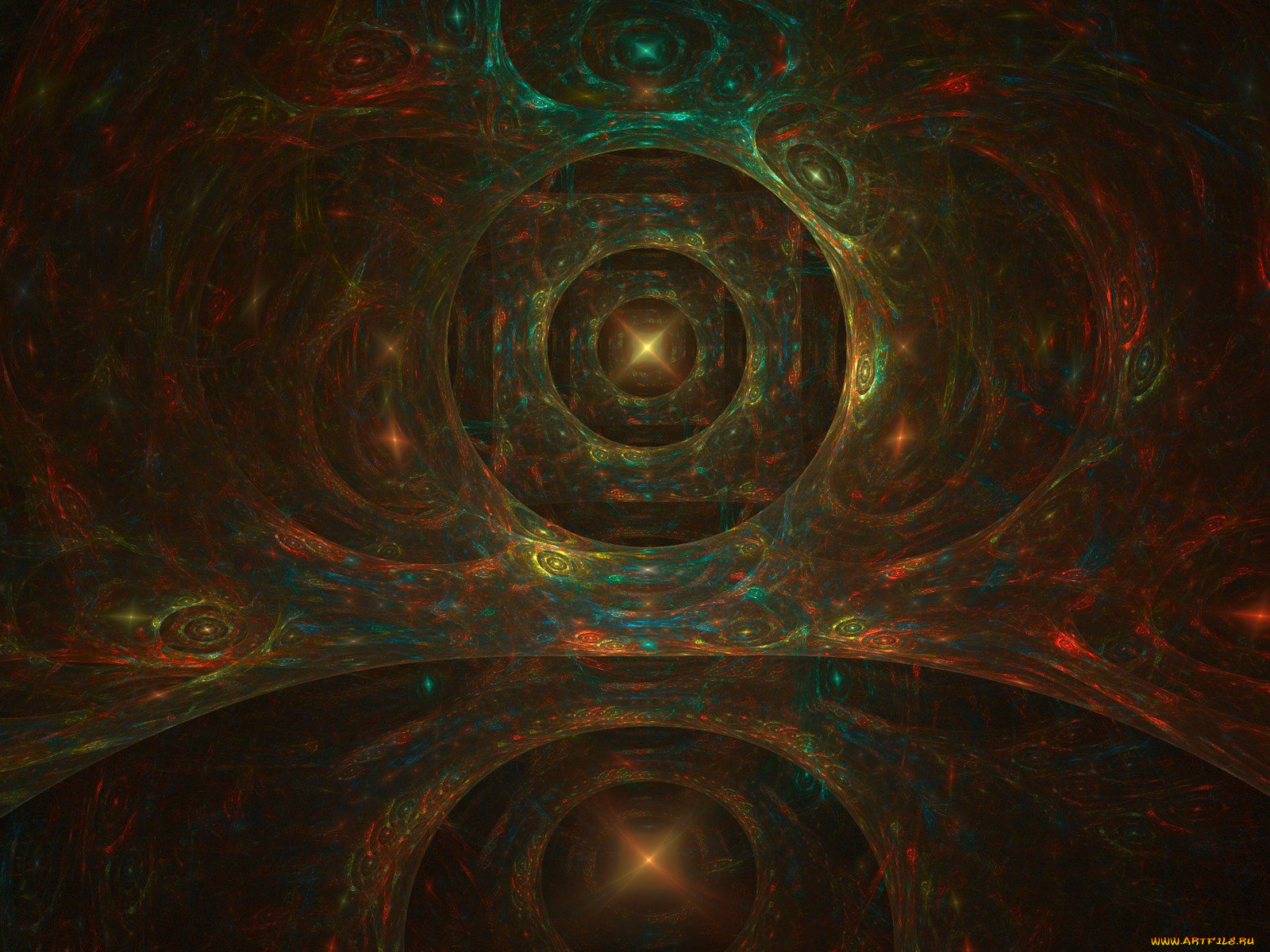 3д, графика, fractal, фракталы, фон, цвета, узор