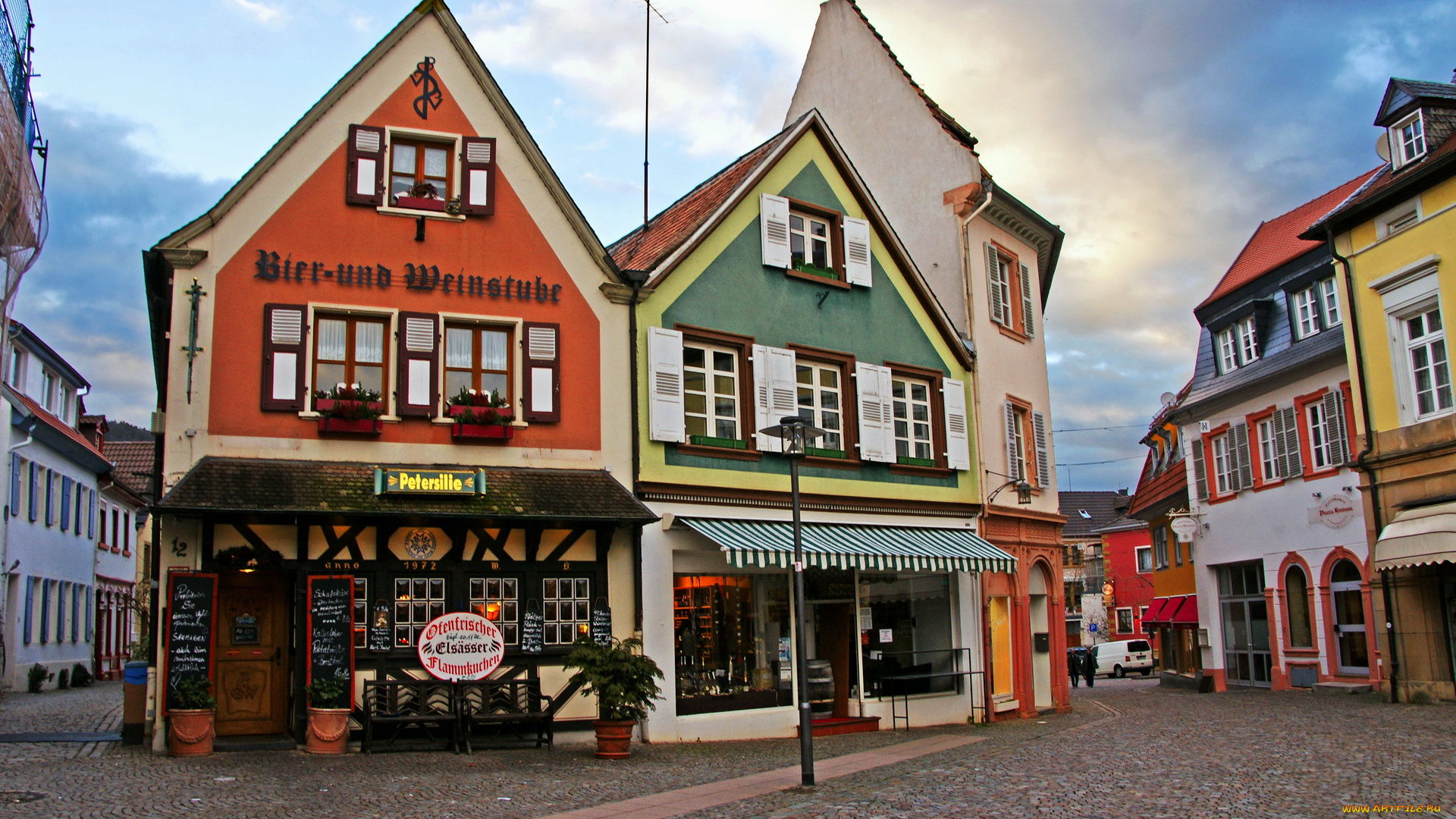 германия, бад, дюркхайм, города, улицы, площади, набережные, улица, дома, бад-дюркхайм