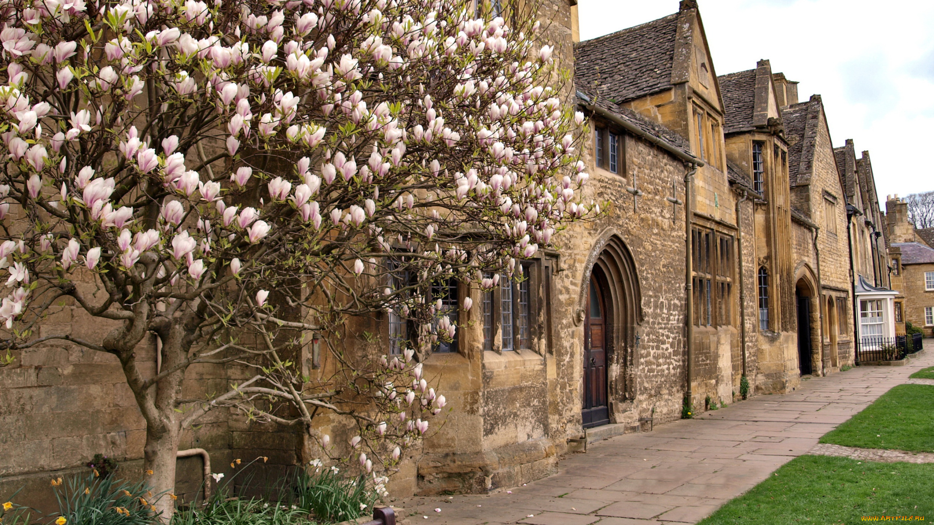 города, здания, дома, Чиппинг, кэмпден, англия