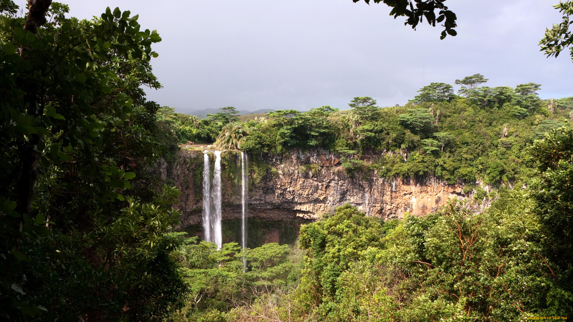 маврикий, природа, водопады, тропики, водопад
