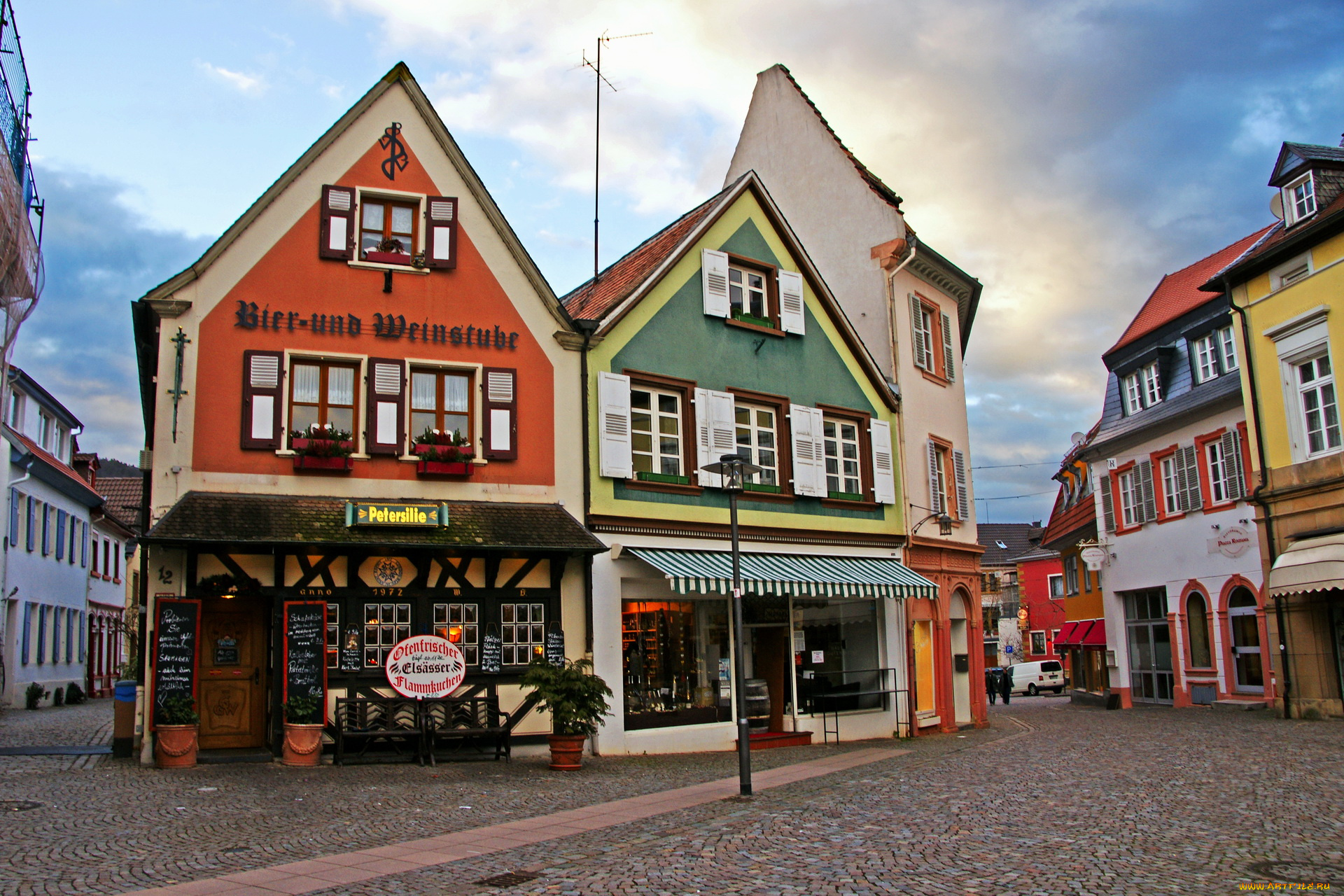 германия, бад, дюркхайм, города, улицы, площади, набережные, улица, дома, бад-дюркхайм
