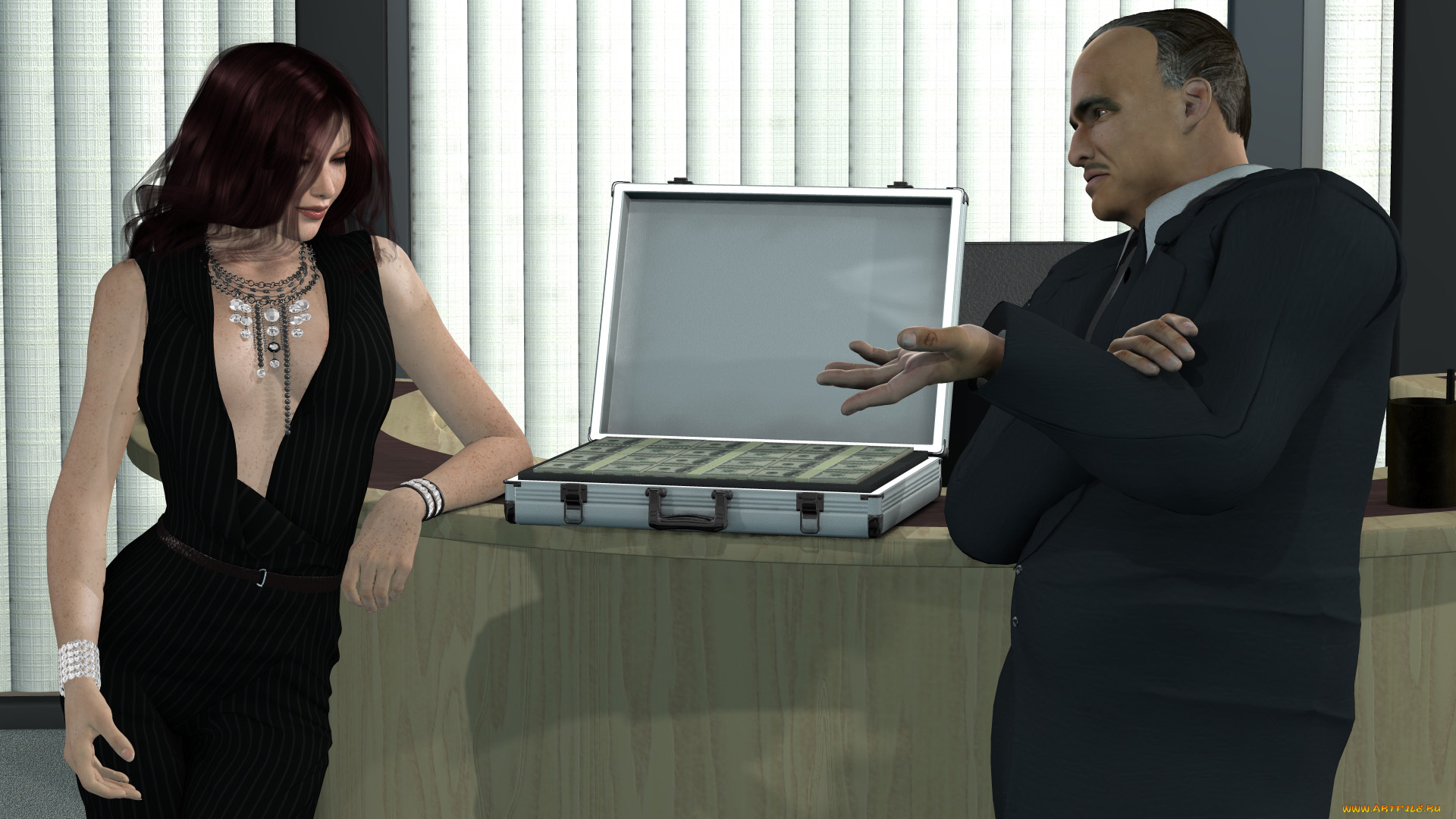 3д, графика, people, , люди, бизнес, мужчина, девушка, взгляд