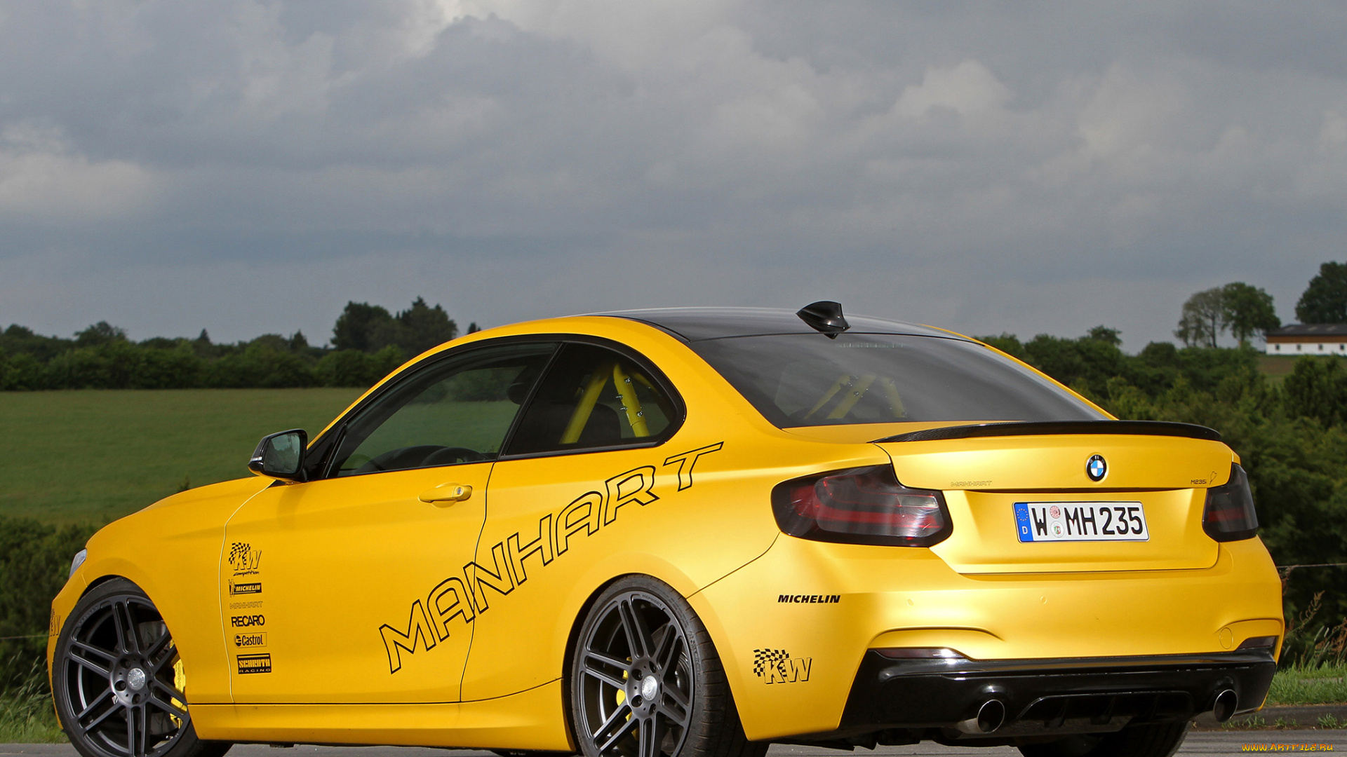 автомобили, bmw, clubsport, mh2, racing, желтый, 2014г, f22, manhart