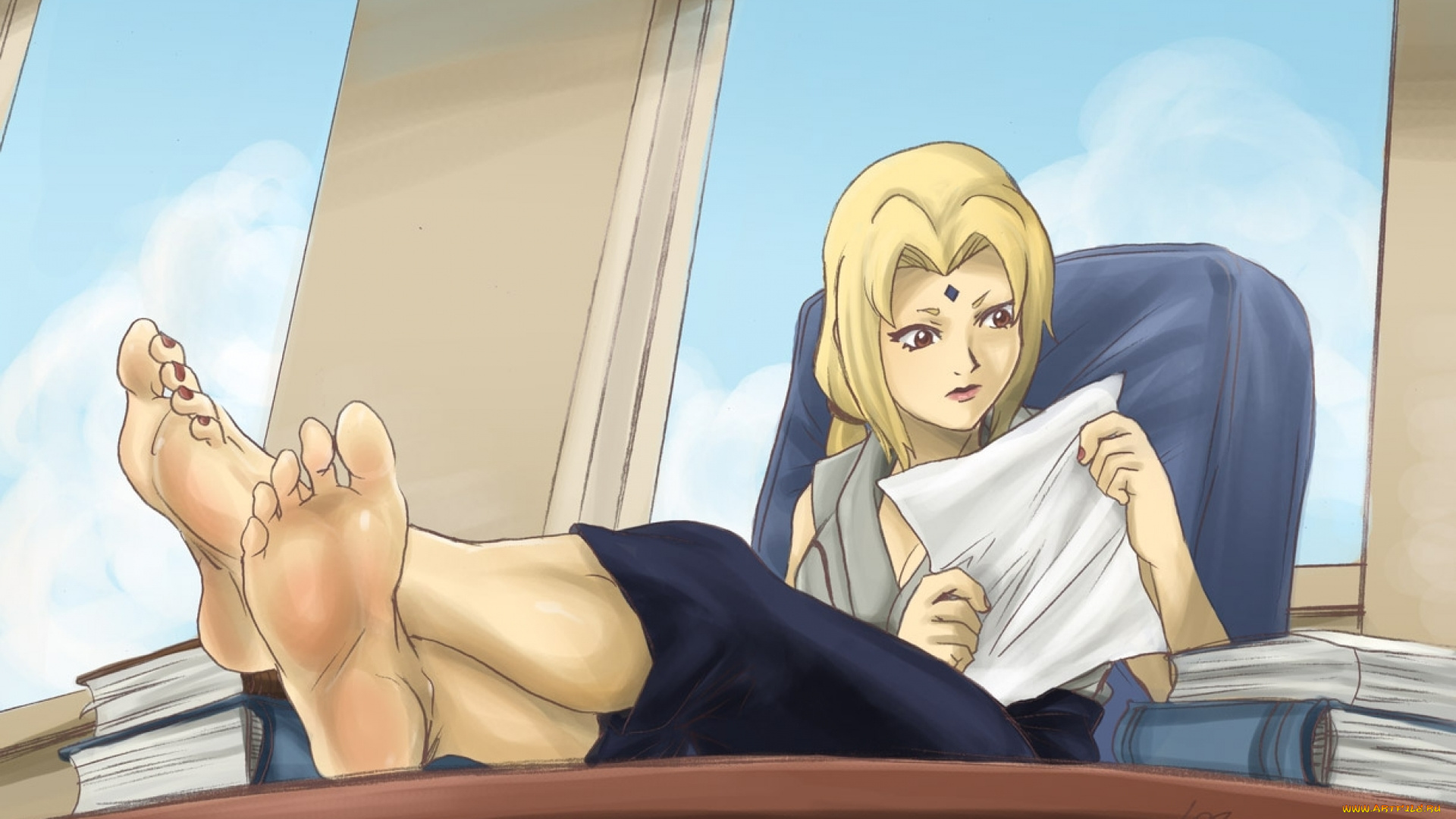 рисованные, люди, книги, девушка