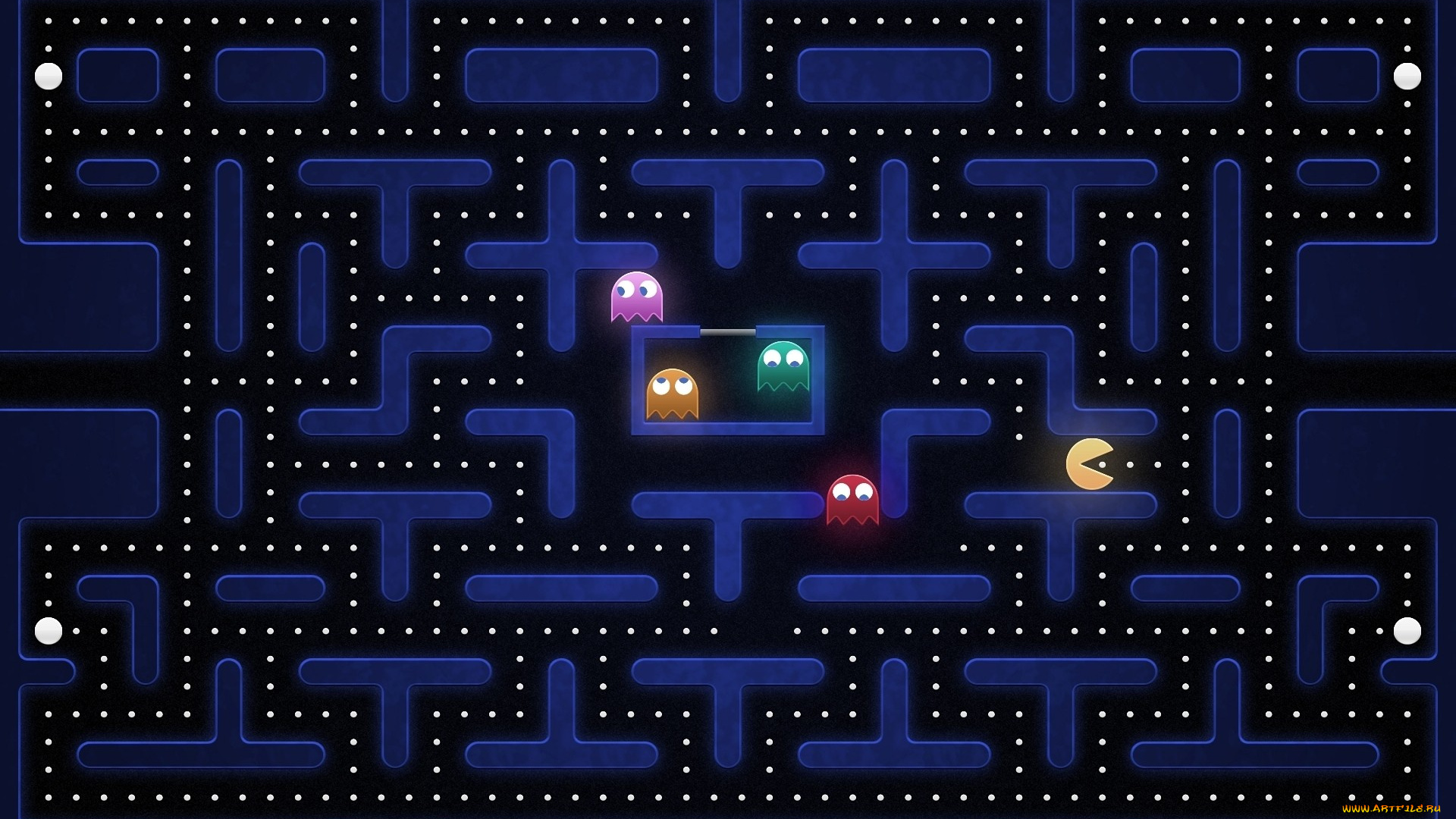 рисованные, минимализм, синий