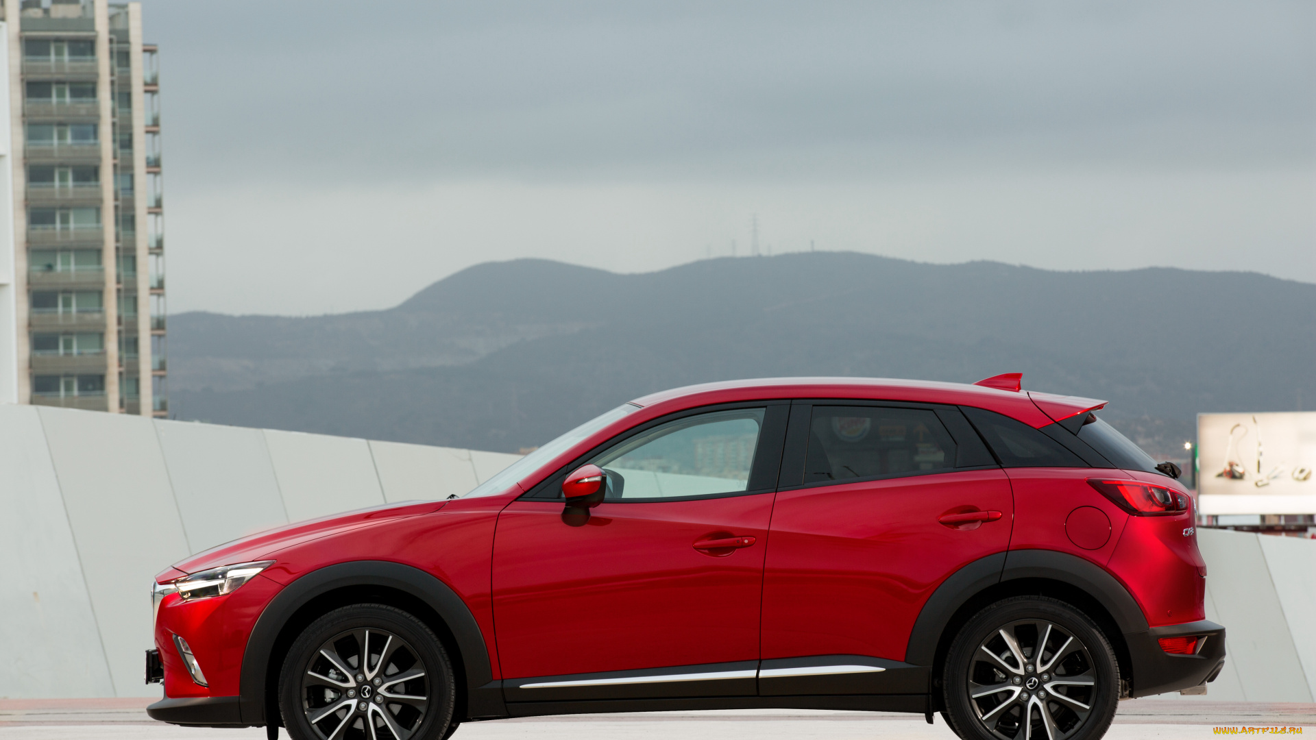автомобили, mazda, cx-3, '2015г, красный