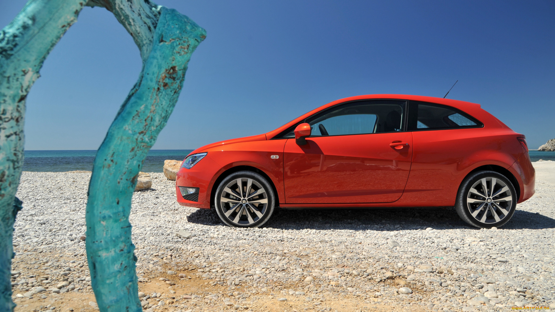 автомобили, seat, ibiza, sc, fr, 2015г, красный