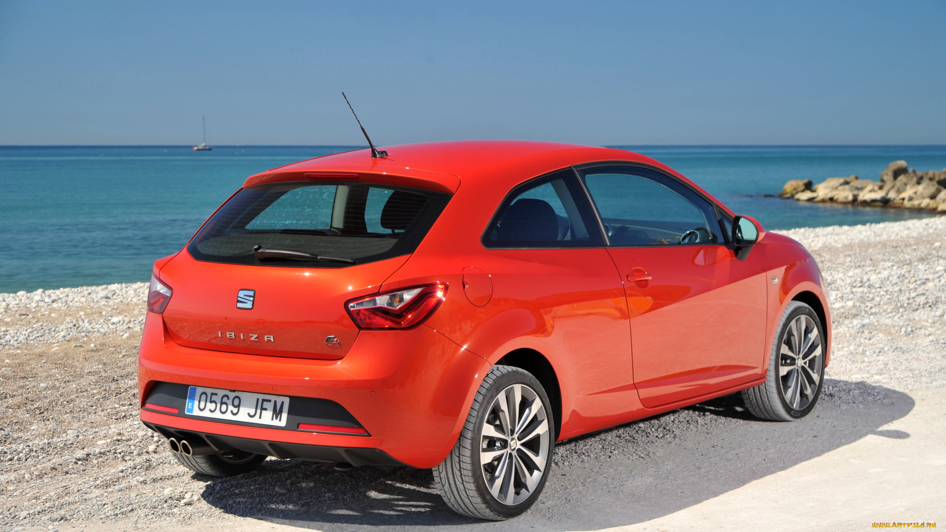 автомобили, seat, ibiza, sc, fr, 2015г, красный