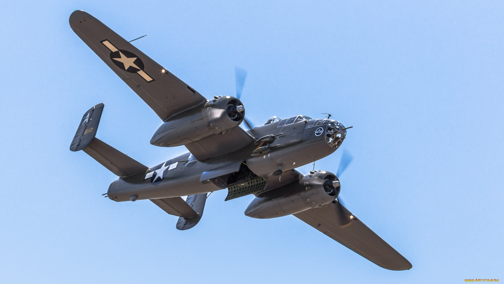 b-25, mitchel, авиация, боевые, самолёты, бомбардировщик