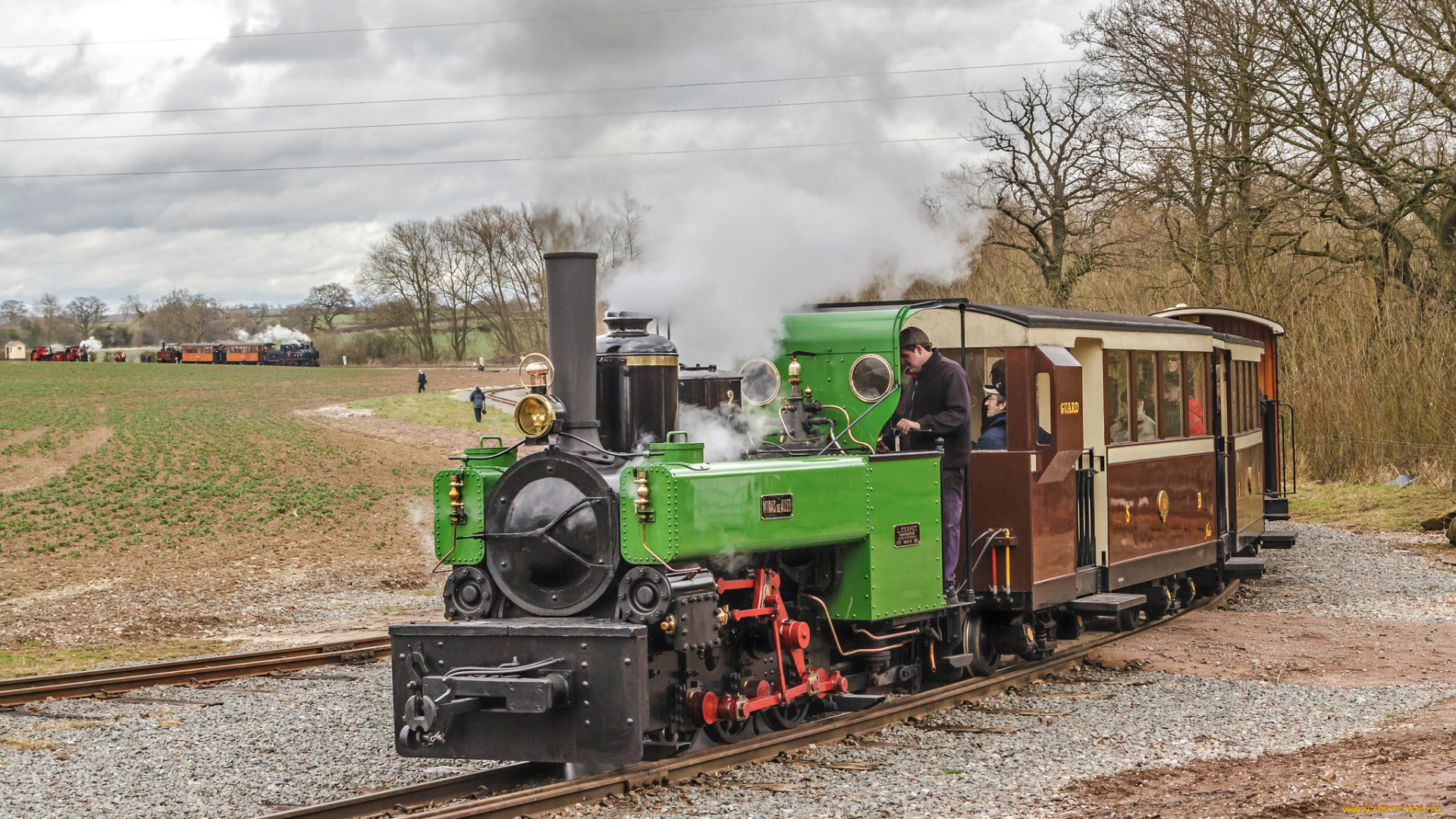 техника, паровозы, железная, дорога, рельсы, паровоз
